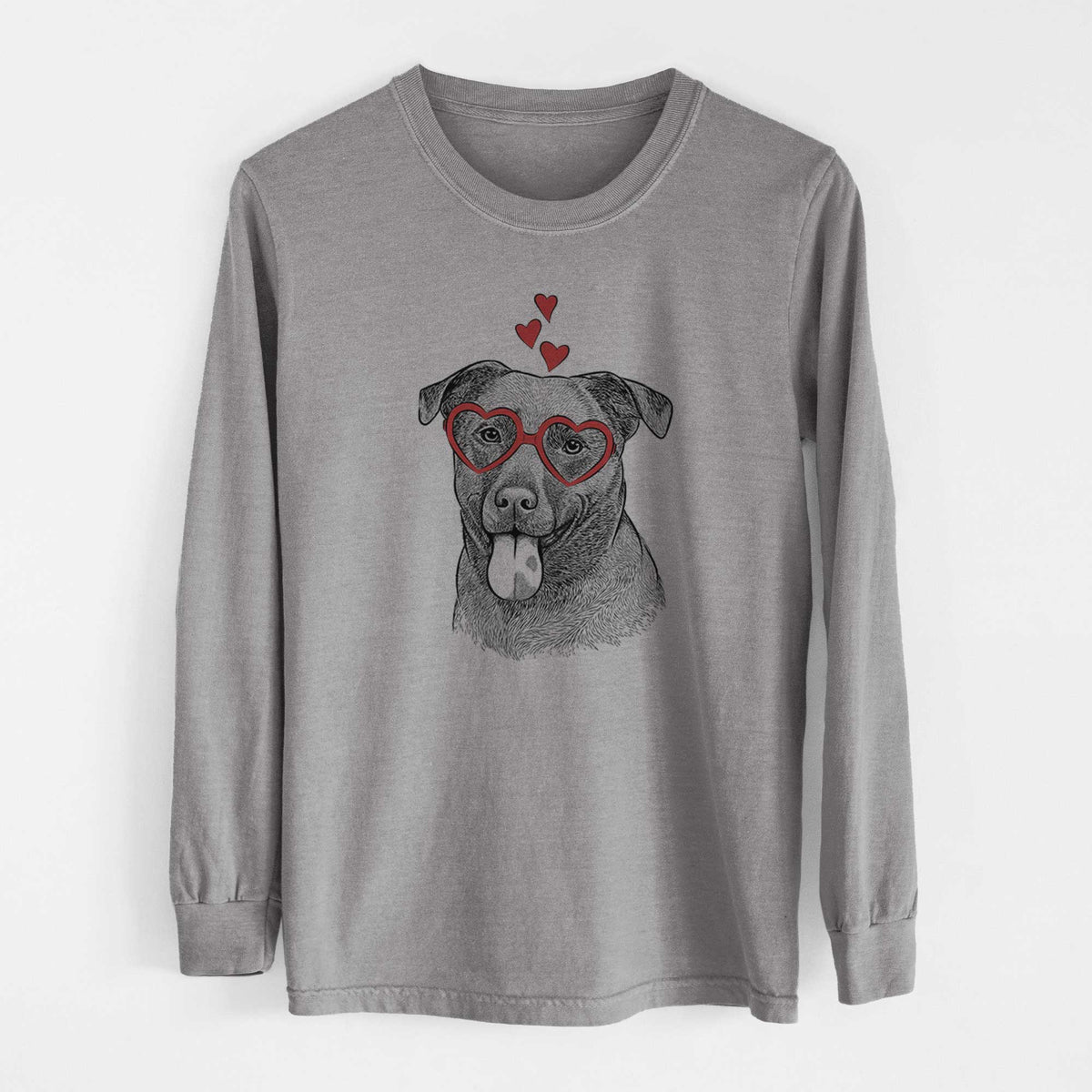 Valentine Harbor the Mixed Breed - Heavyweight 100% Cotton Long Sleeve