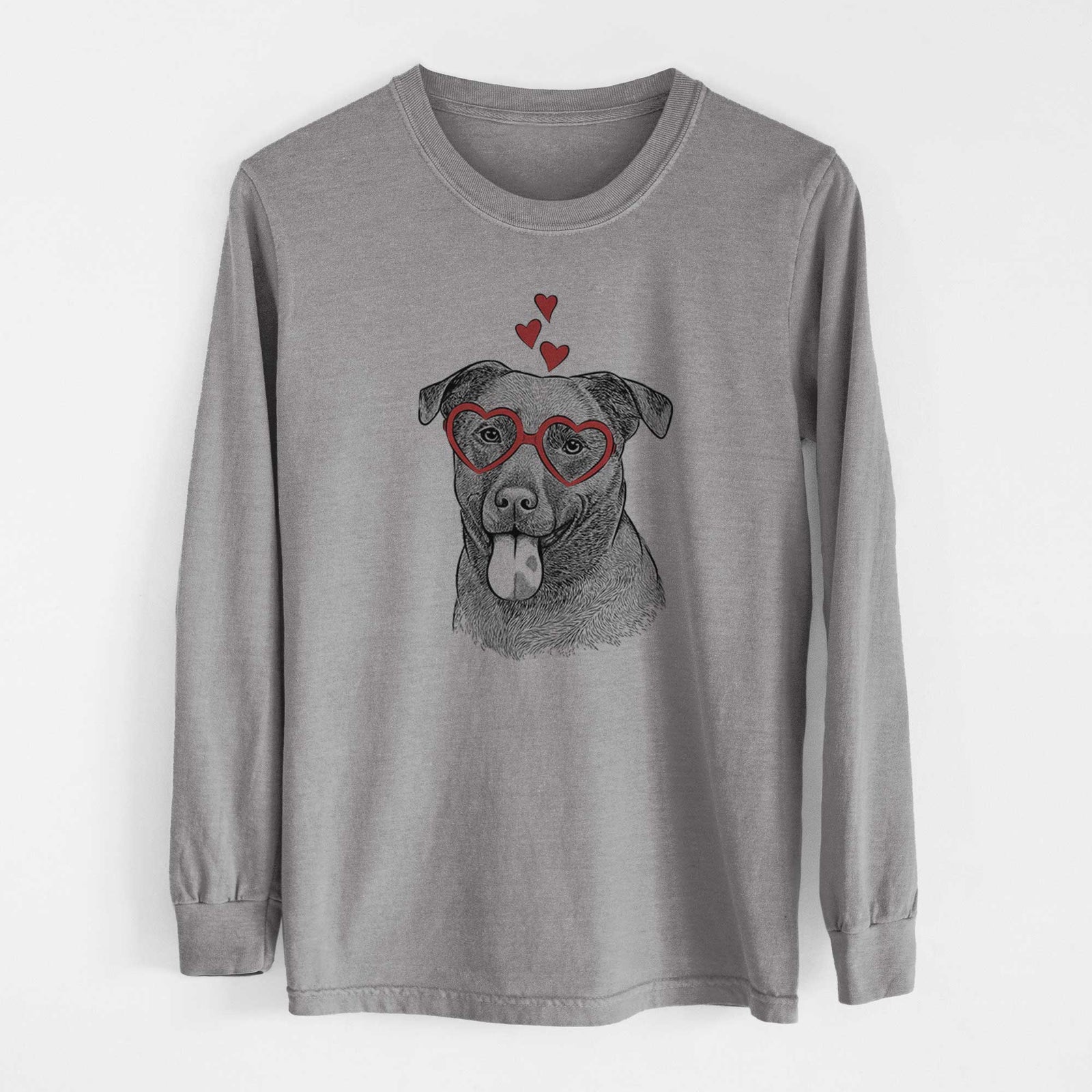 Valentine Harbor the Mixed Breed - Heavyweight 100% Cotton Long Sleeve