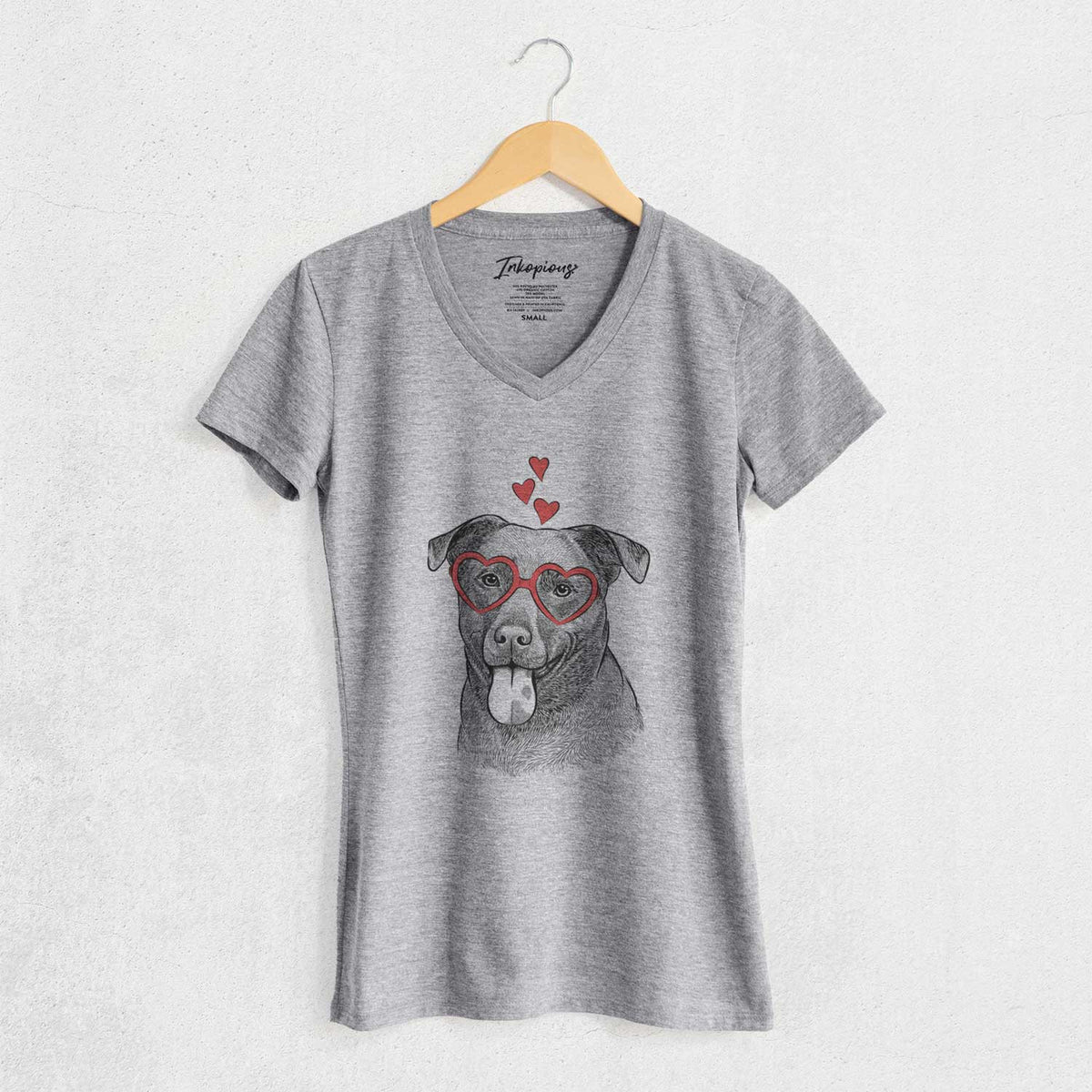 Valentine Harbor the Mixed Breed - Women's V-neck Shirt