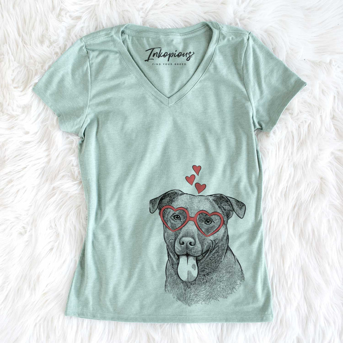 Harbor the Mixed Breed - Women's V-neck Shirt