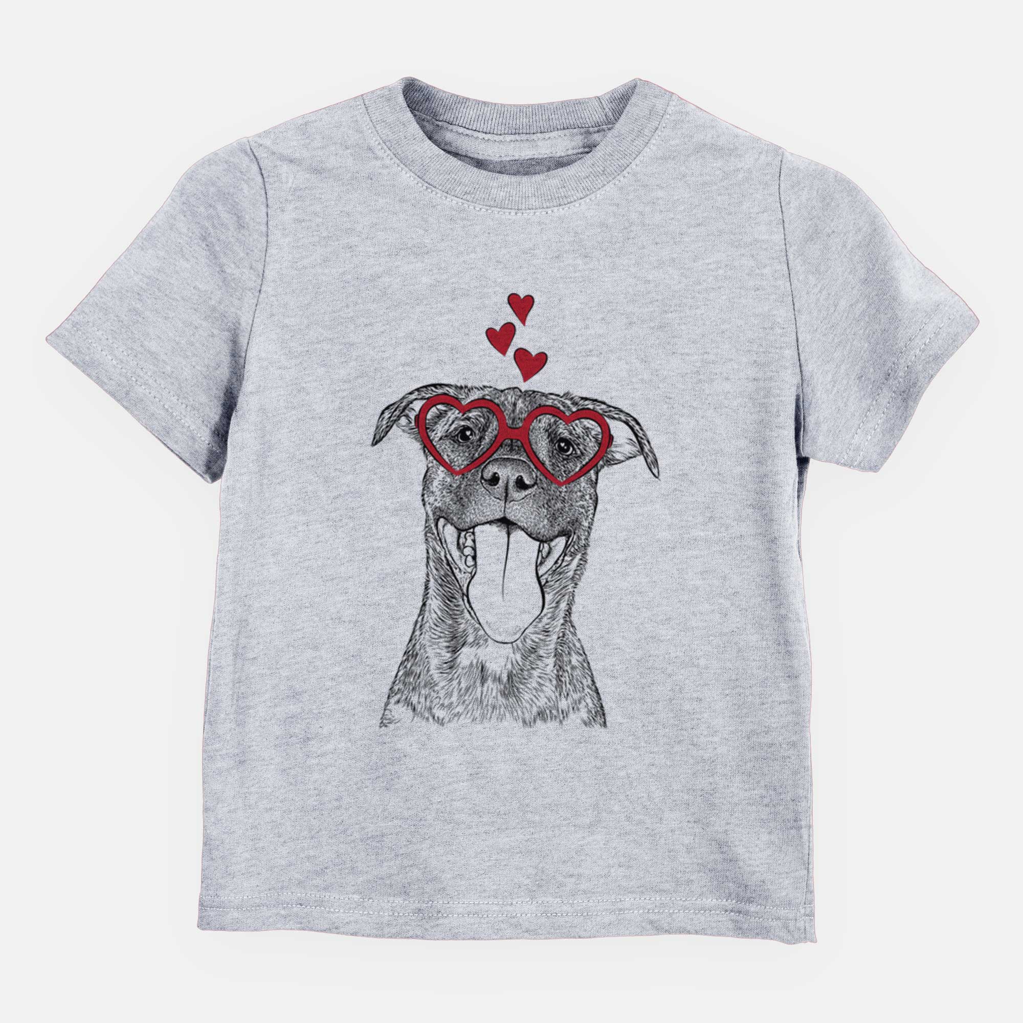 Valentine Harley the Pitbull Mix - Kids/Youth/Toddler Shirt