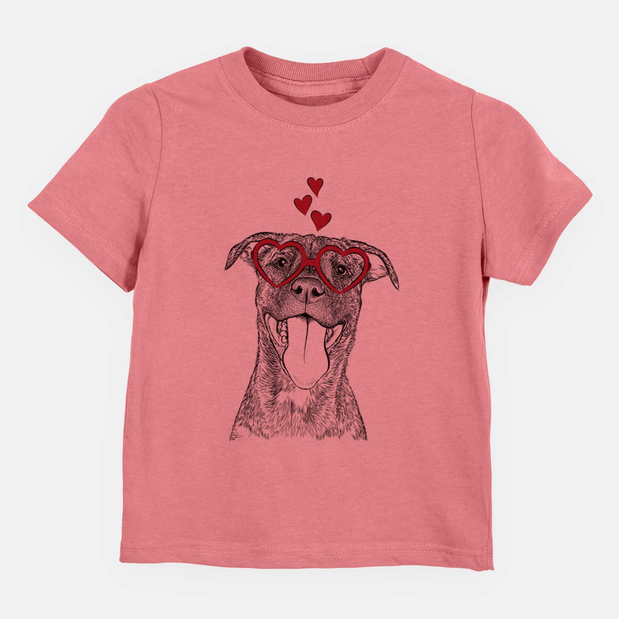 Valentine Harley the Pitbull Mix - Kids/Youth/Toddler Shirt