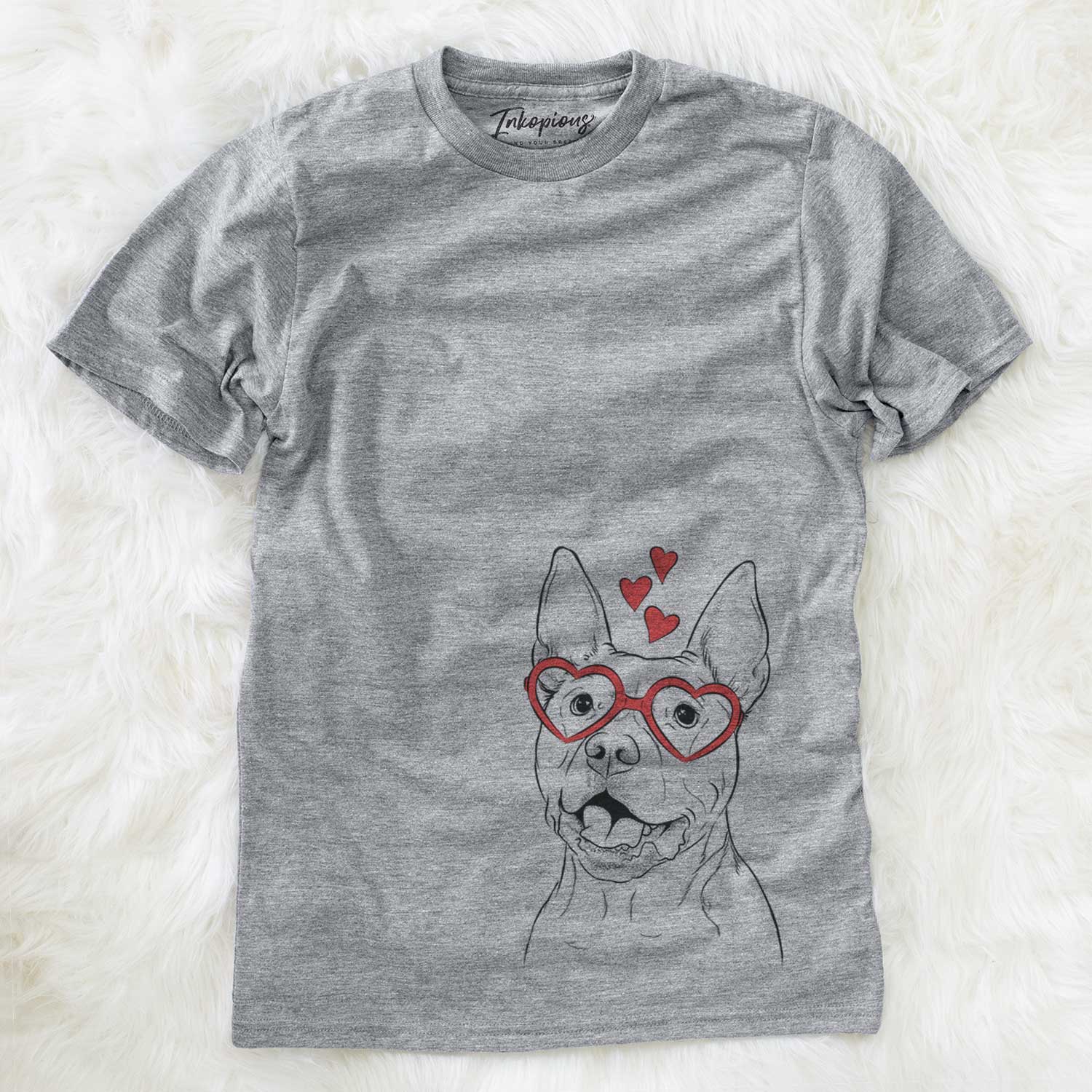 Valentine Harley the Pitbull - Unisex Crewneck