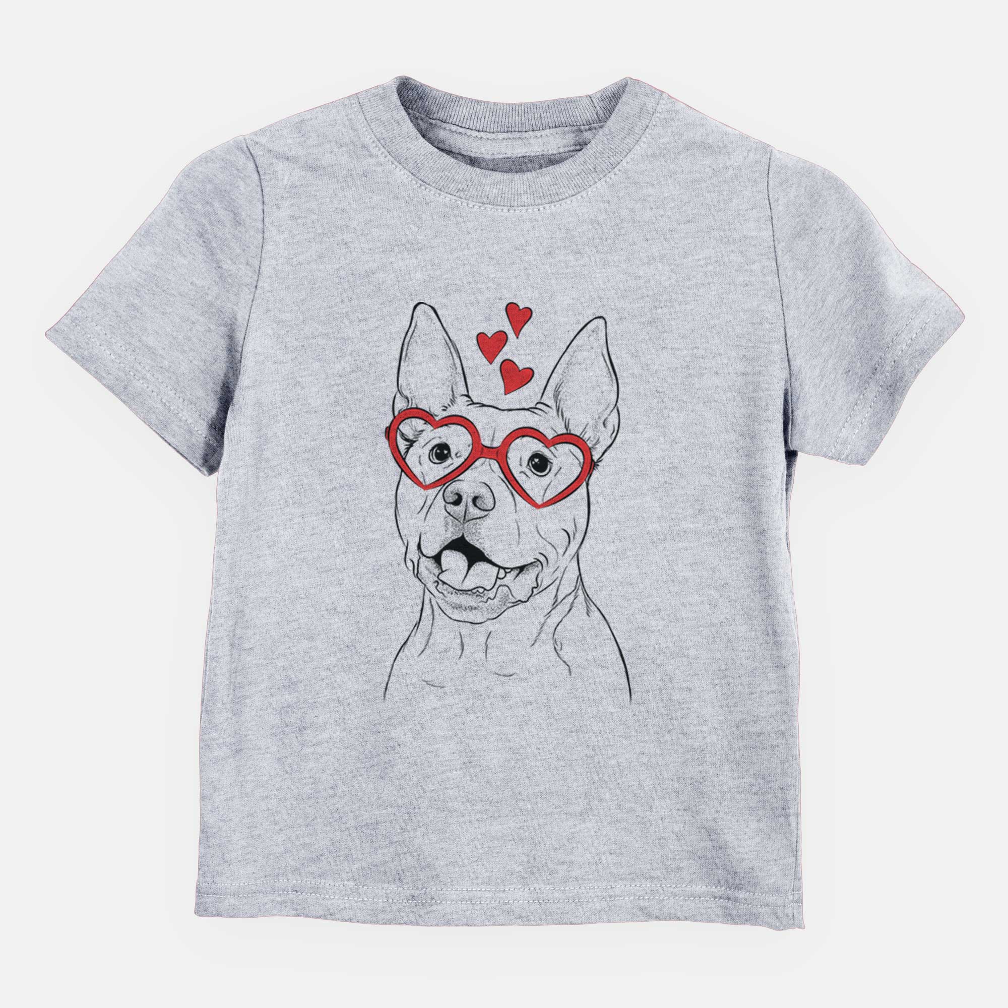 Valentine Harley the Pitbull - Kids/Youth/Toddler Shirt