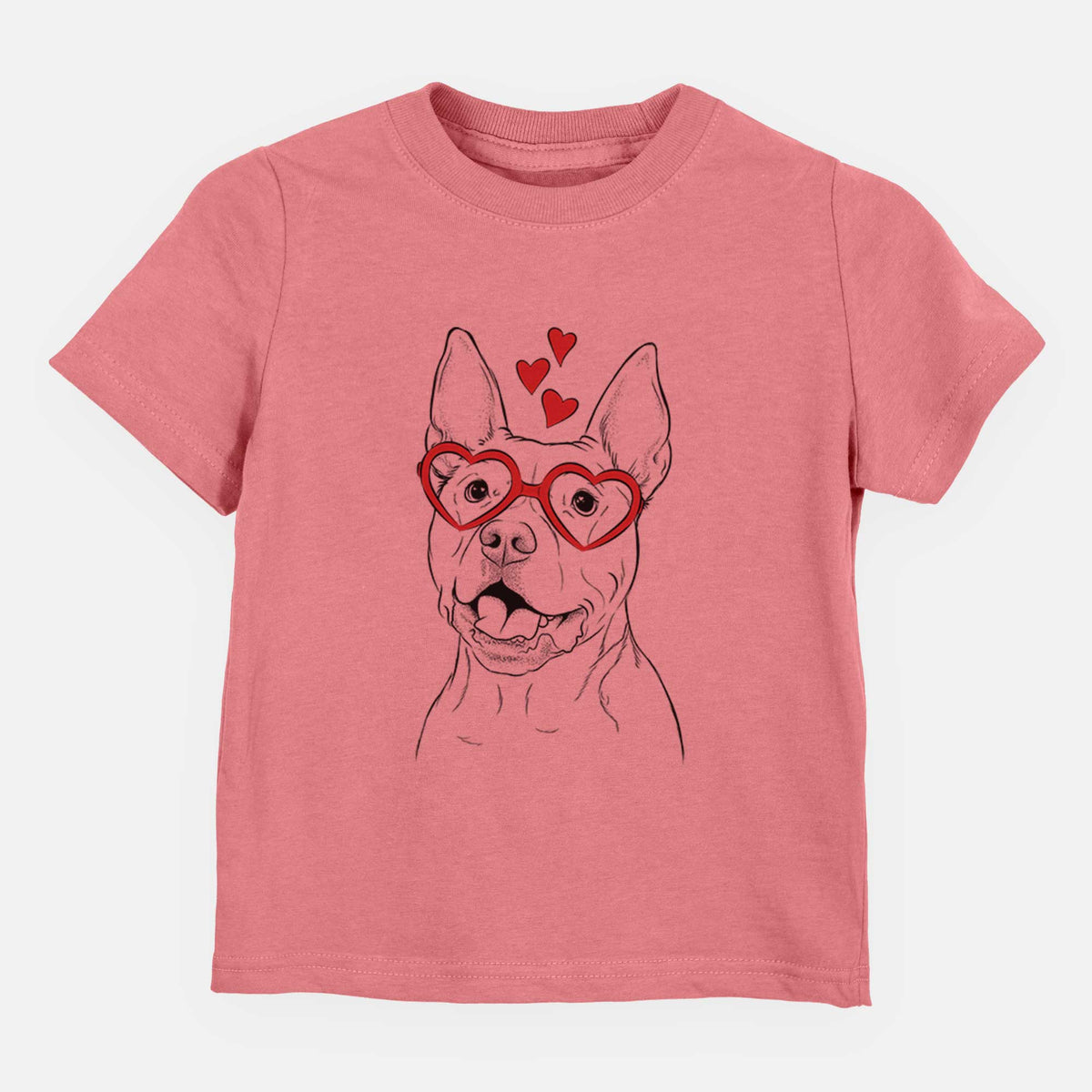 Valentine Harley the Pitbull - Kids/Youth/Toddler Shirt
