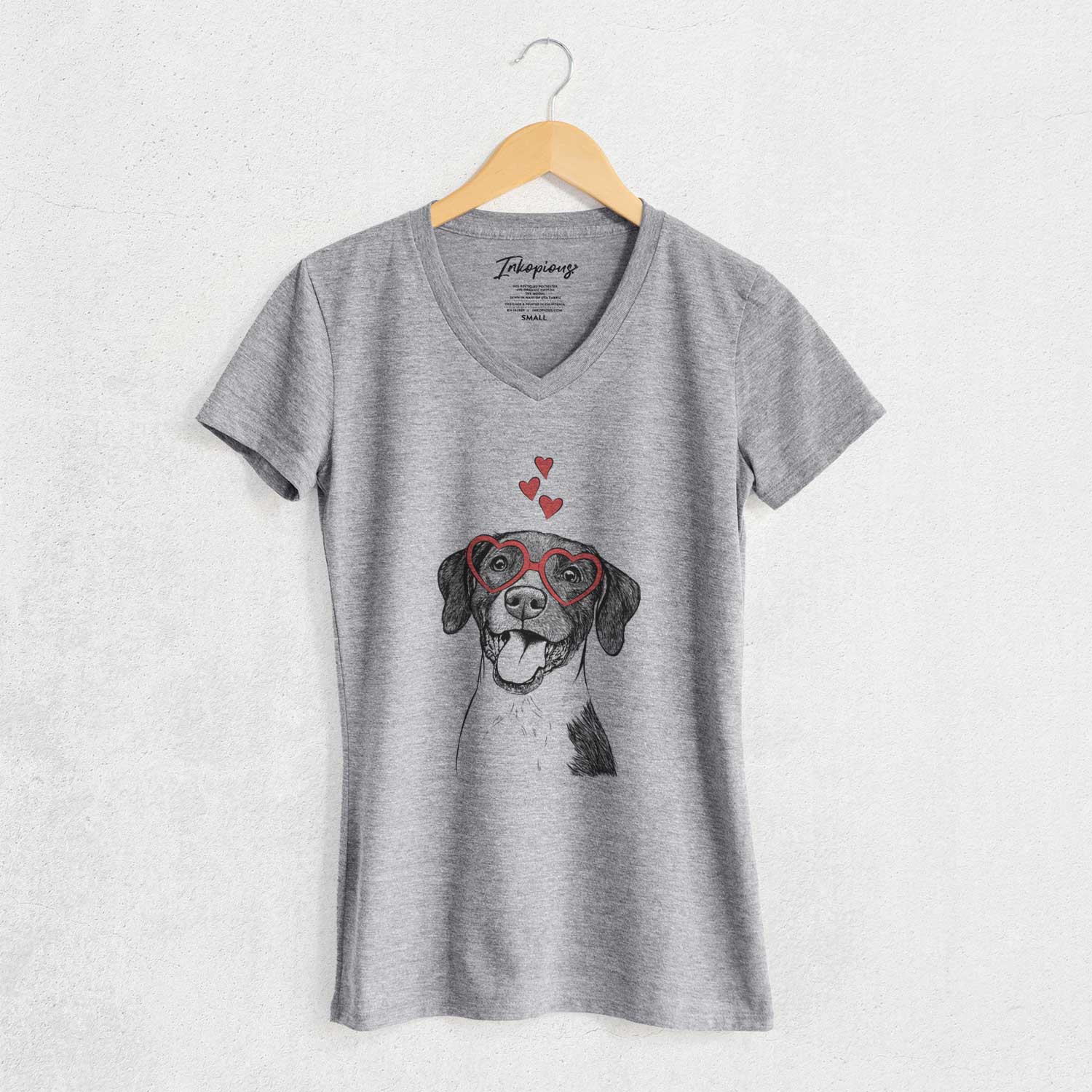 Valentine Harper the Mixed Breed - Women's V-neck Shirt