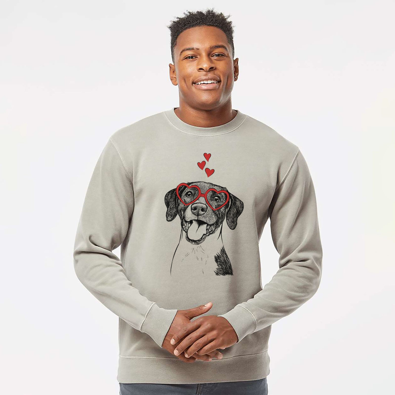 Valentine Harper the Mixed Breed - Unisex Pigment Dyed Crew Sweatshirt