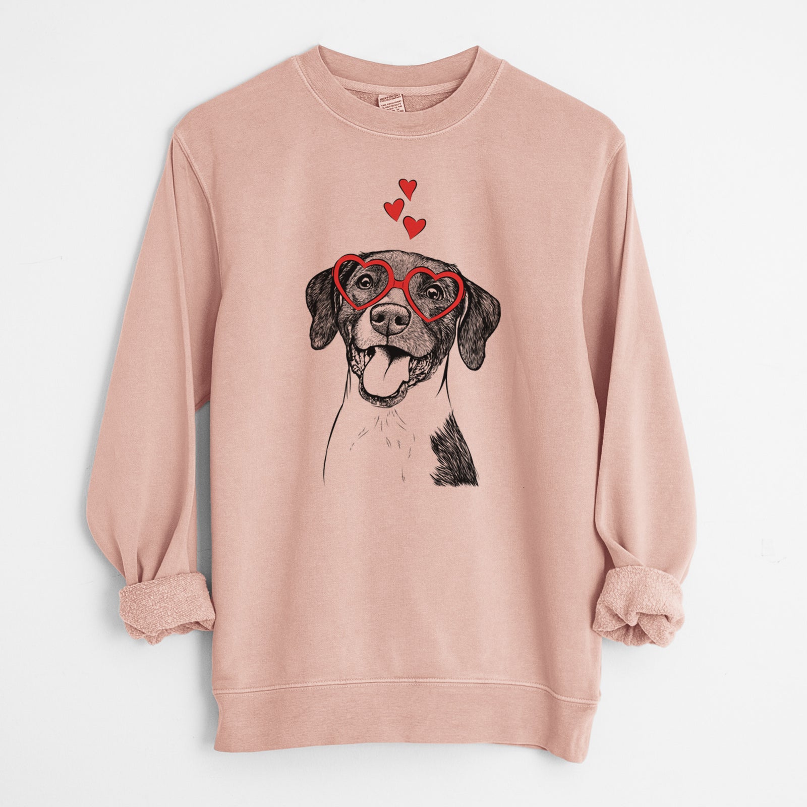 Valentine Harper the Mixed Breed - Unisex Pigment Dyed Crew Sweatshirt