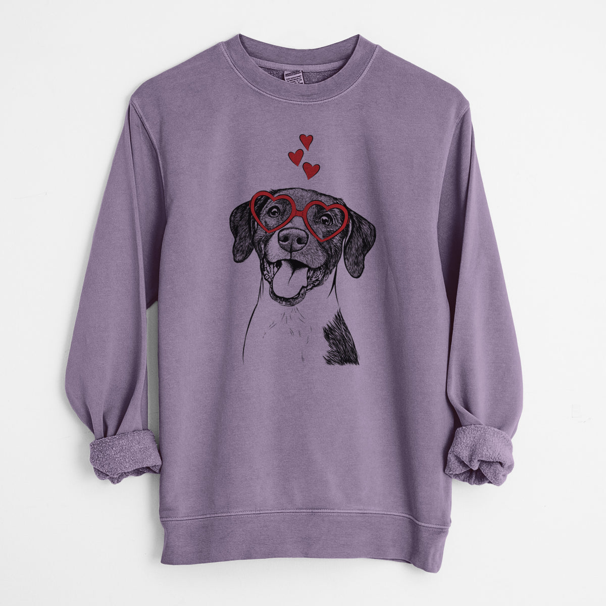 Valentine Harper the Mixed Breed - Unisex Pigment Dyed Crew Sweatshirt