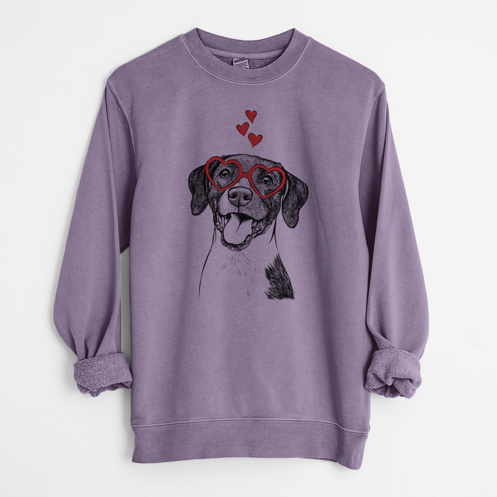 Valentine Harper the Mixed Breed - Unisex Pigment Dyed Crew Sweatshirt
