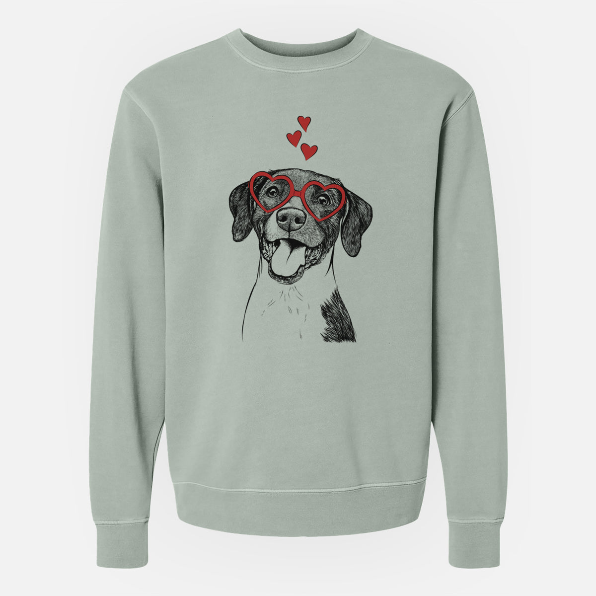 Valentine Harper the Mixed Breed - Unisex Pigment Dyed Crew Sweatshirt