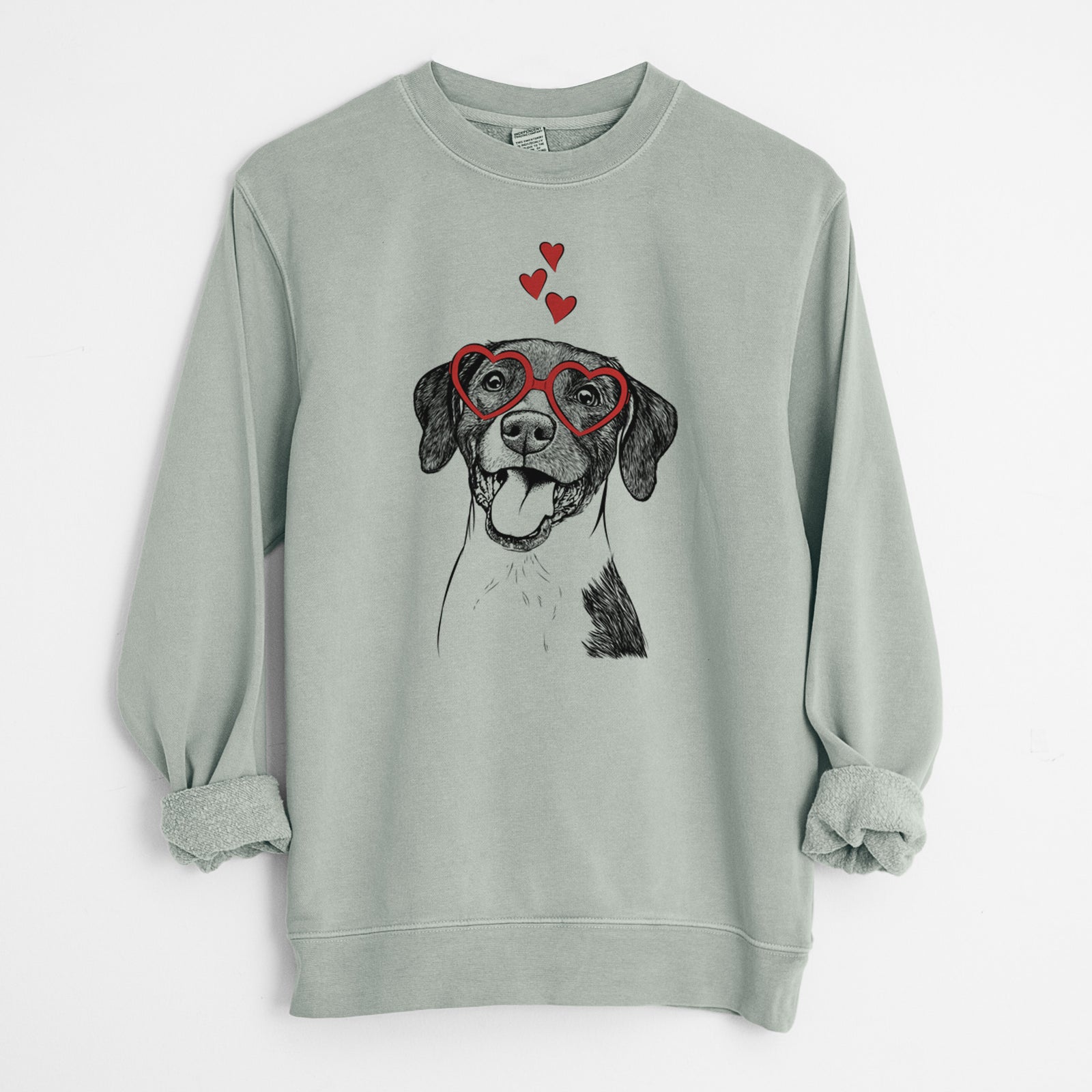 Valentine Harper the Mixed Breed - Unisex Pigment Dyed Crew Sweatshirt