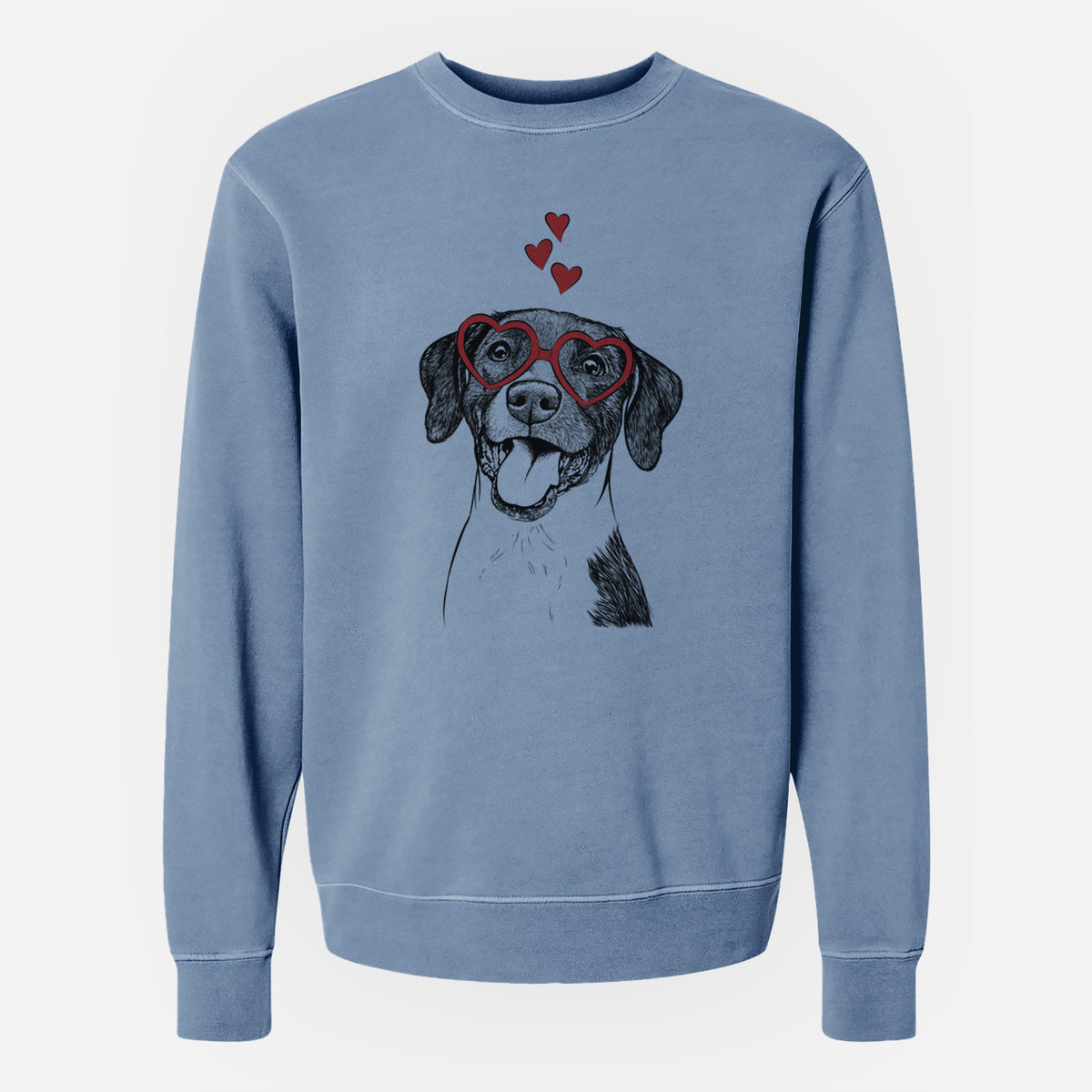 Valentine Harper the Mixed Breed - Unisex Pigment Dyed Crew Sweatshirt