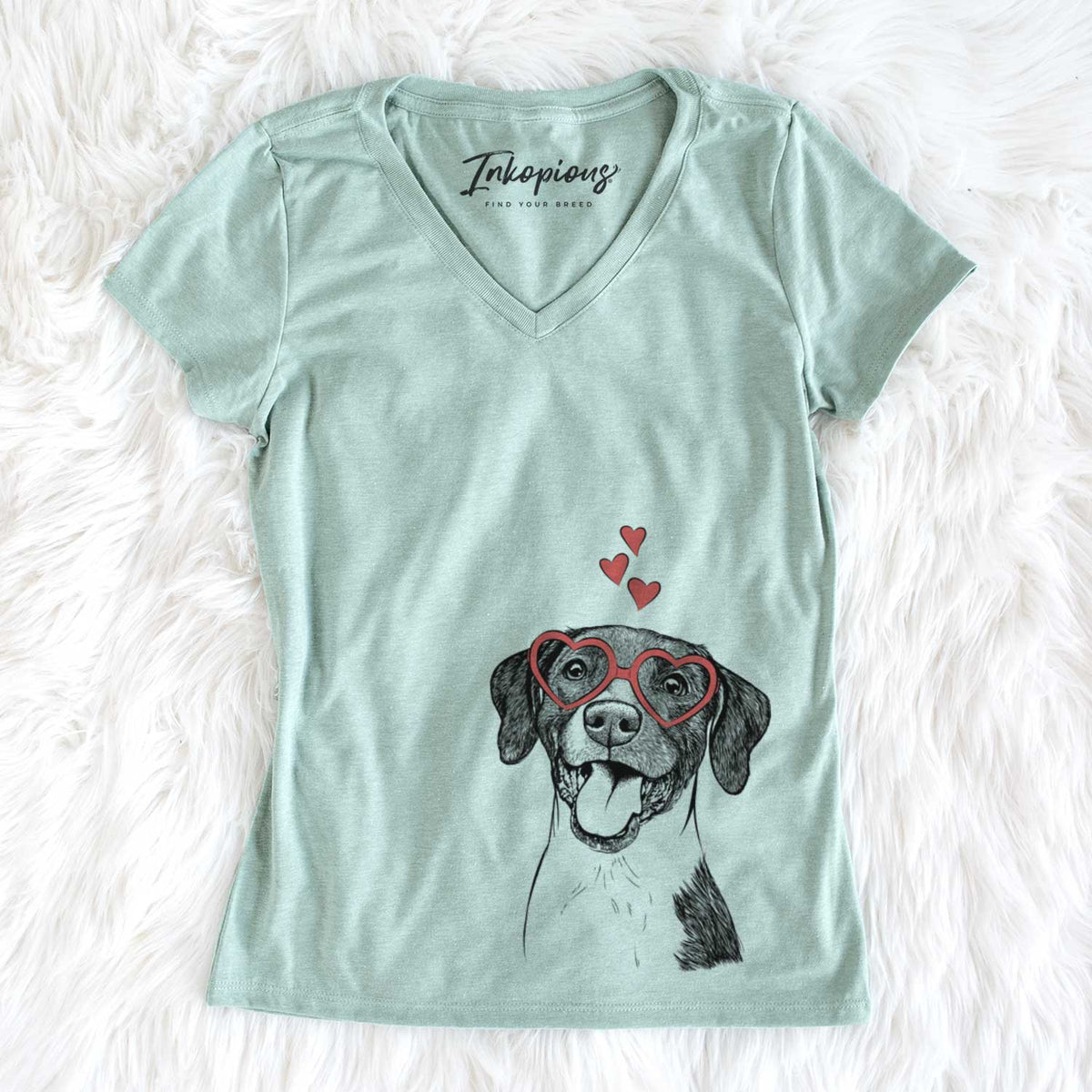 Valentine Harper the Mixed Breed - Women&#39;s V-neck Shirt