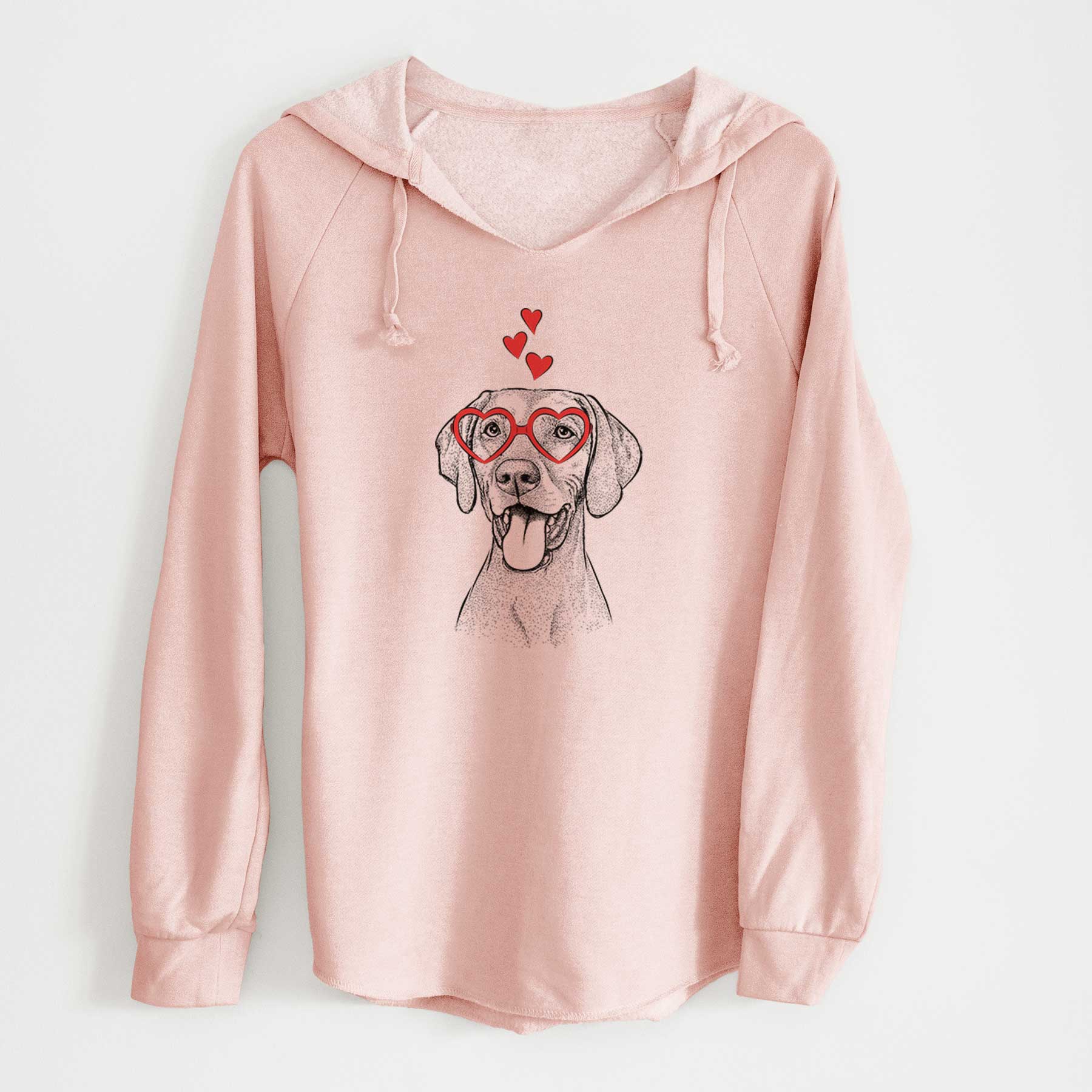 Valentine Harper the Vizsla - Cali Wave Hooded Sweatshirt