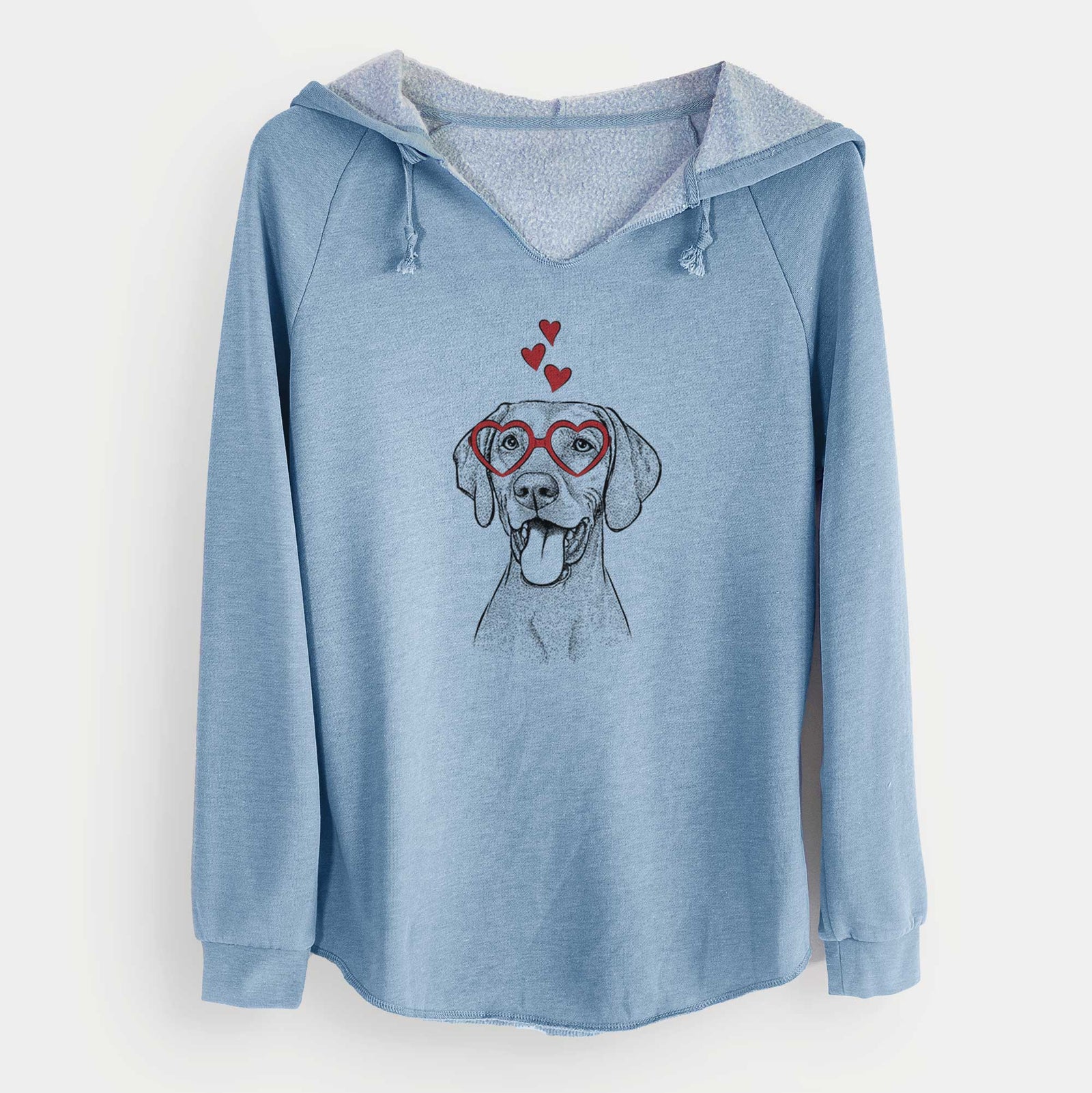 Valentine Harper the Vizsla - Cali Wave Hooded Sweatshirt