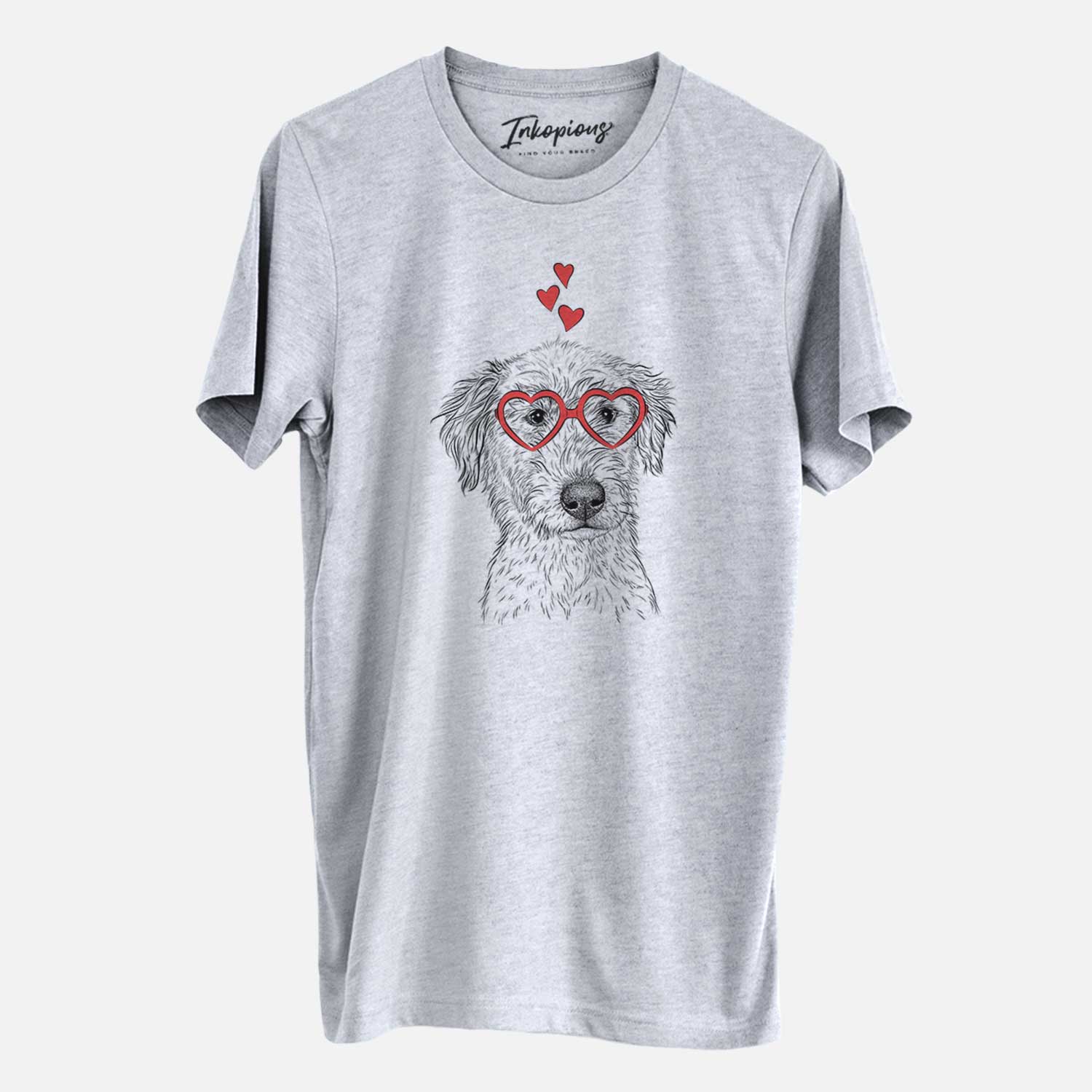 Valentine Harry the Mixed Breed Puppy - Unisex Crewneck