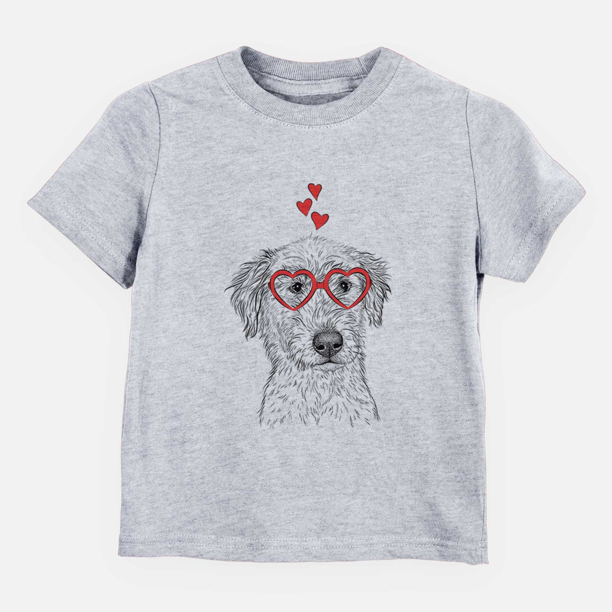 Valentine Harry the Mixed Breed Puppy - Kids/Youth/Toddler Shirt