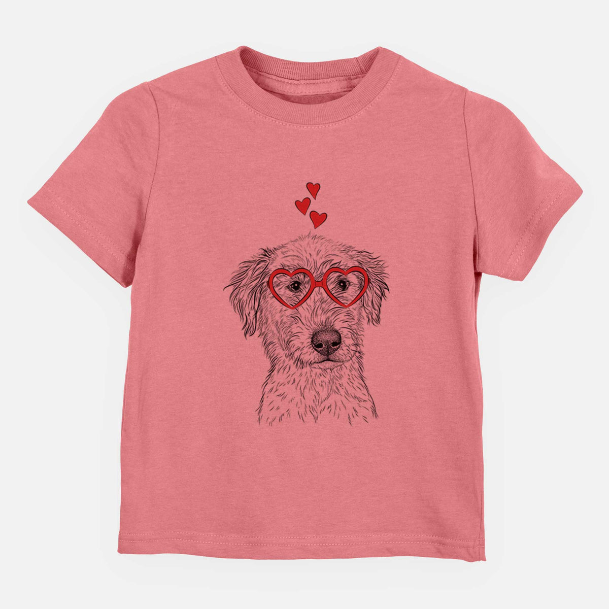 Valentine Harry the Mixed Breed Puppy - Kids/Youth/Toddler Shirt
