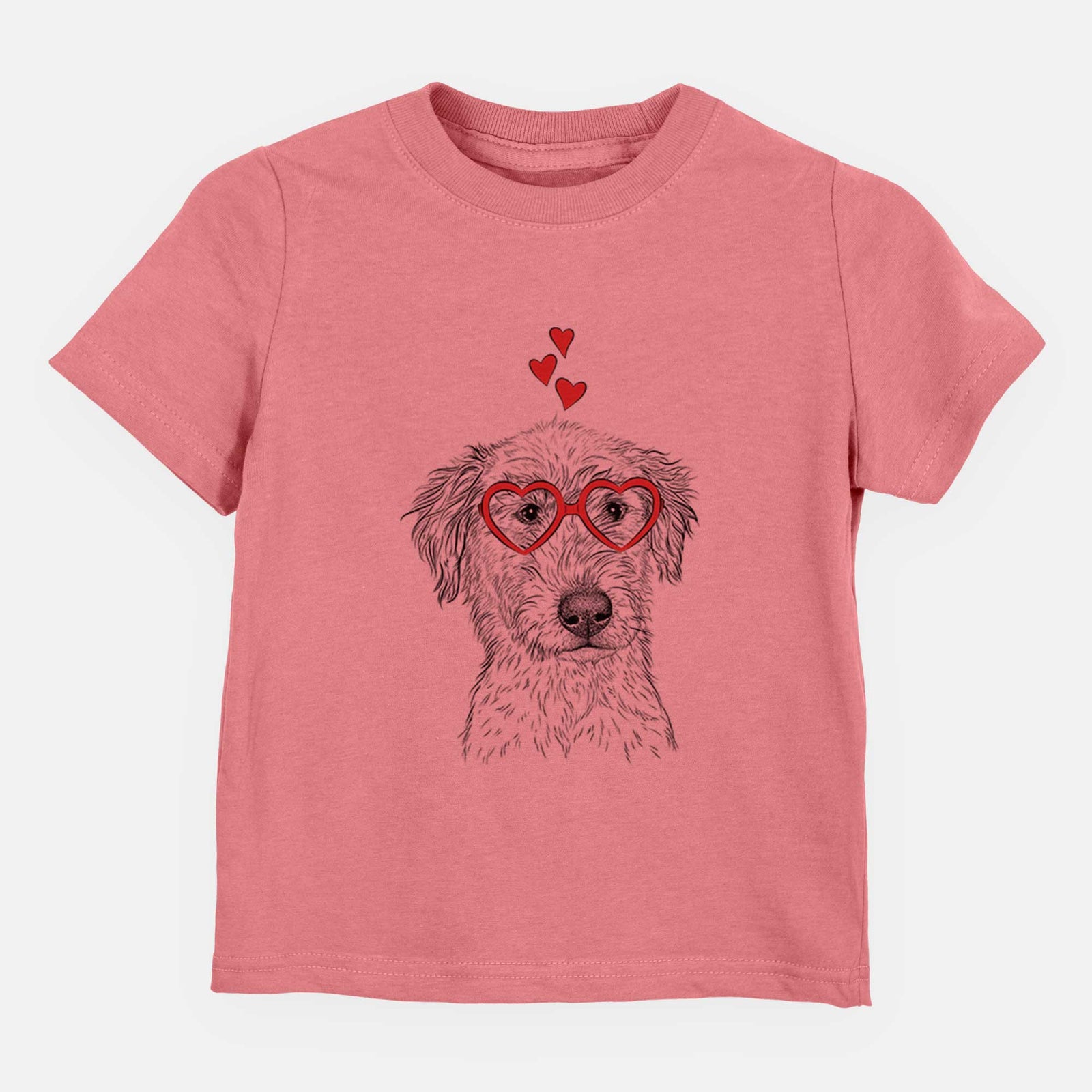 Valentine Harry the Mixed Breed Puppy - Kids/Youth/Toddler Shirt