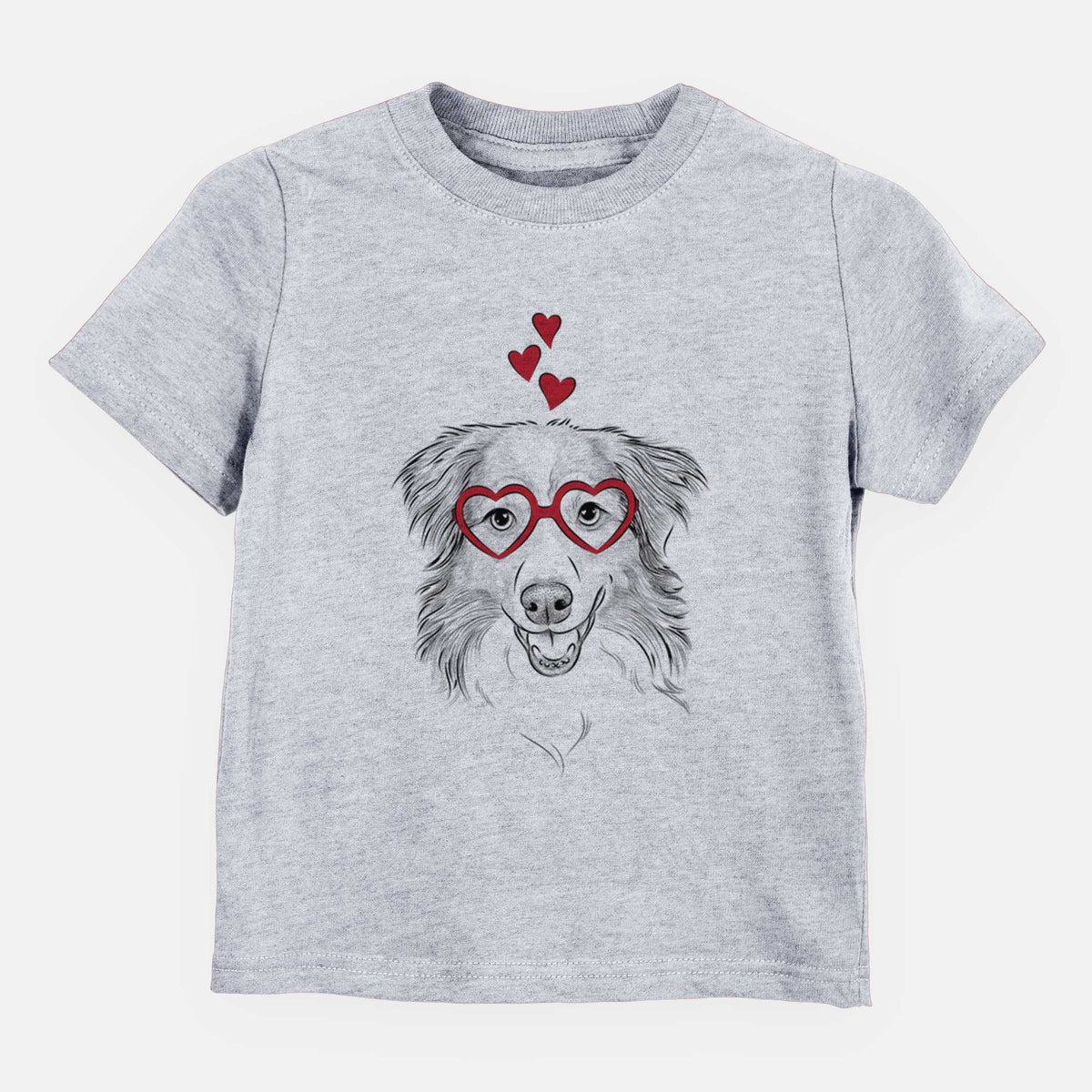 Valentine Hattie the Australian Shepherd - Kids/Youth/Toddler Shirt