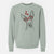 Valentine Havok the Ibizan Hound - Unisex Pigment Dyed Crew Sweatshirt