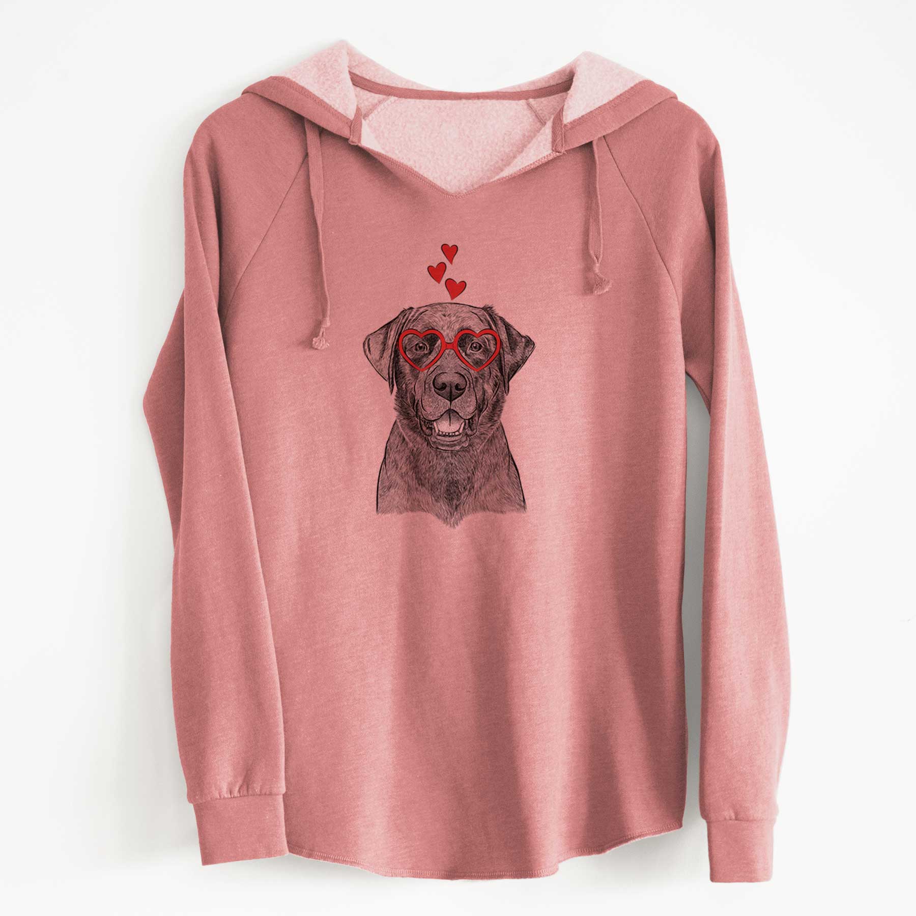 Valentine Heath the Black Lab - Cali Wave Hooded Sweatshirt