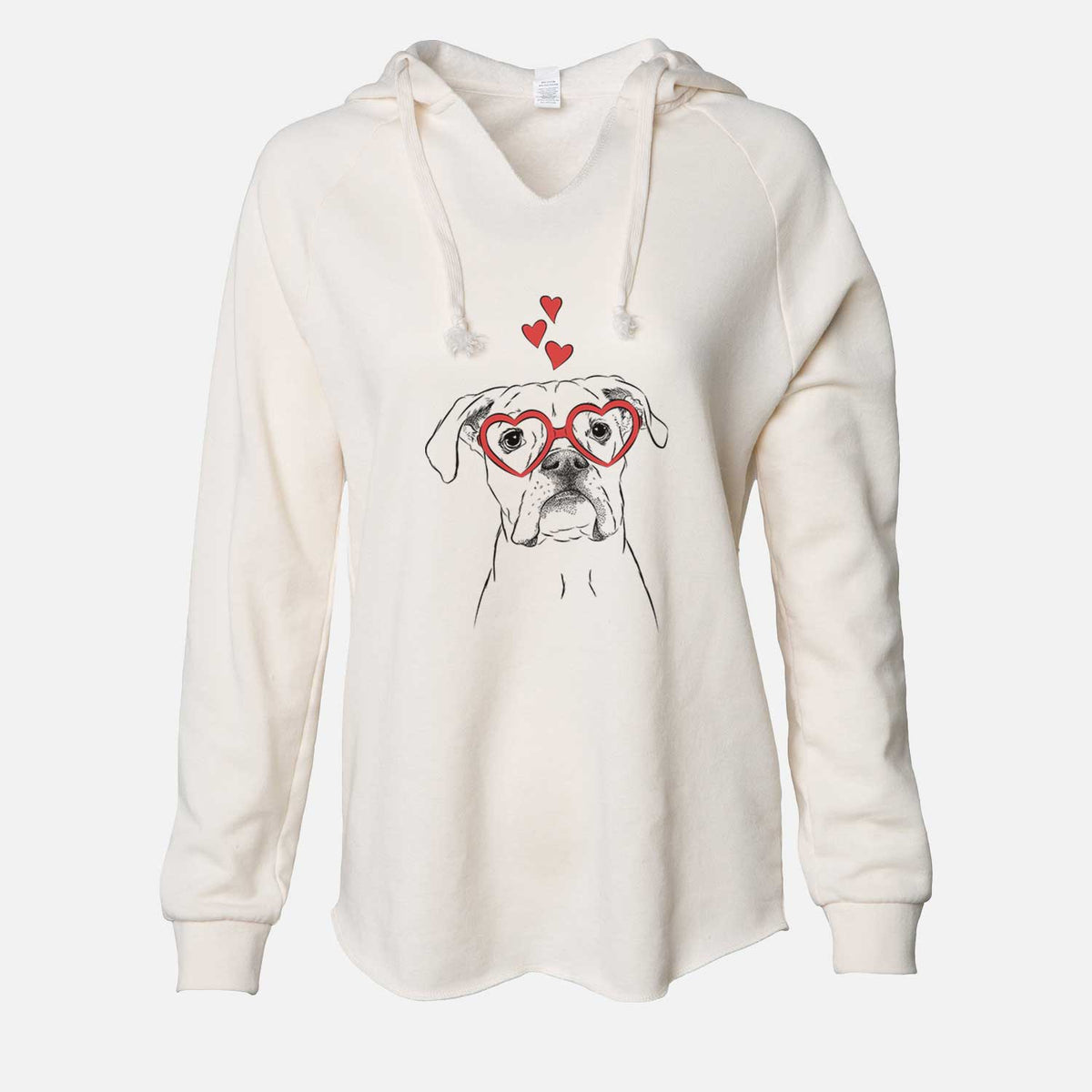 Valentine Henley the Boxer - Cali Wave Hooded Sweatshirt