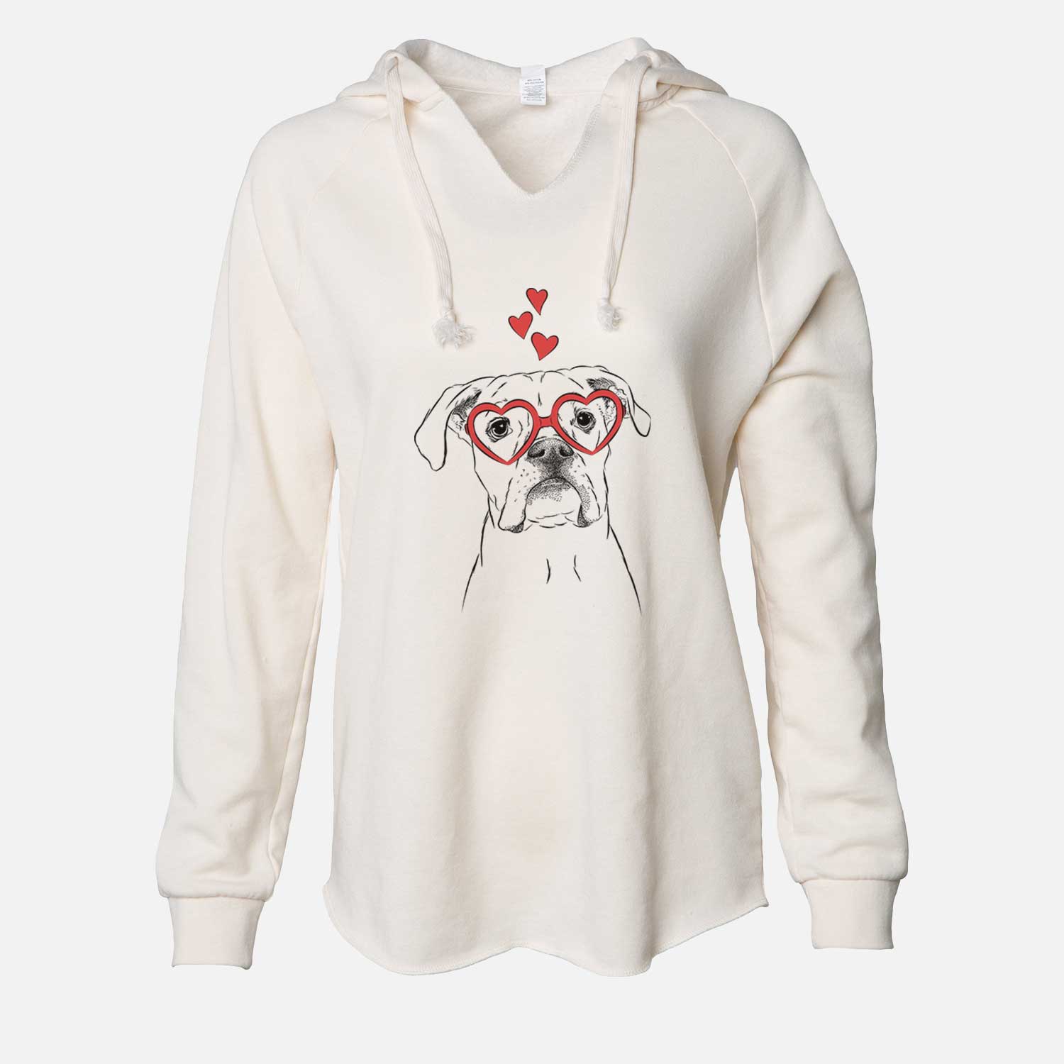 Valentine Henley the Boxer - Cali Wave Hooded Sweatshirt