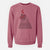 Valentine Henrietta the Chicken - Unisex Pigment Dyed Crew Sweatshirt