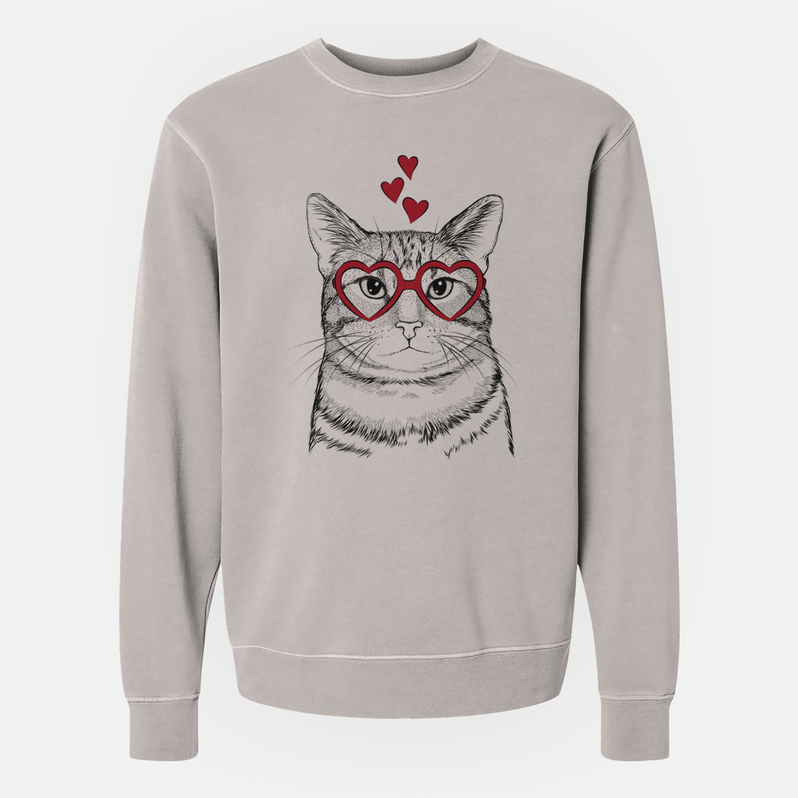 Valentine Henry the Bengal - Unisex Pigment Dyed Crew Sweatshirt