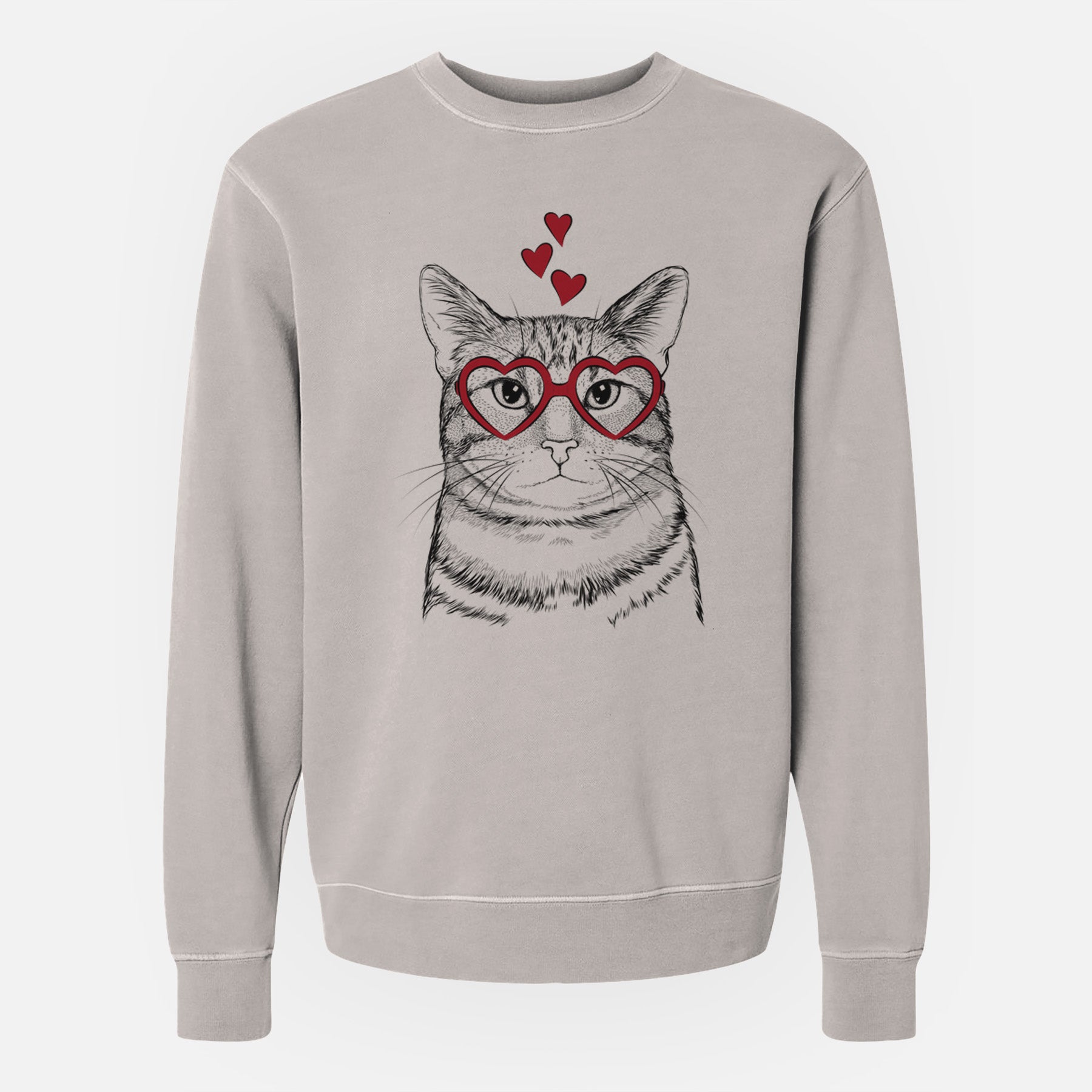 Valentine Henry the Bengal - Unisex Pigment Dyed Crew Sweatshirt