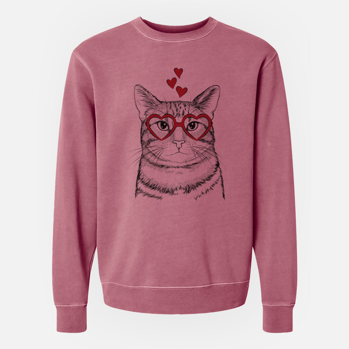 Valentine Henry the Bengal - Unisex Pigment Dyed Crew Sweatshirt