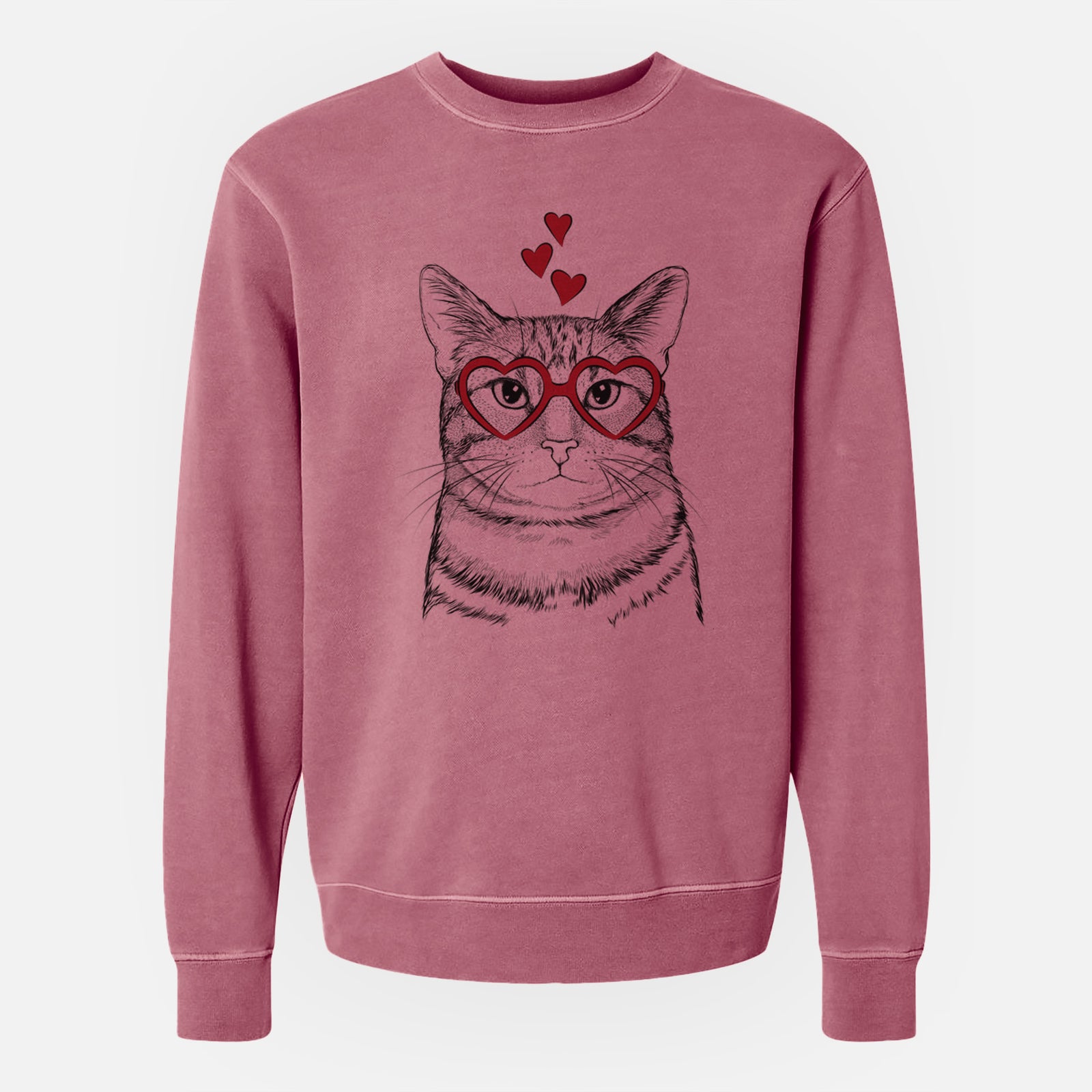 Valentine Henry the Bengal - Unisex Pigment Dyed Crew Sweatshirt