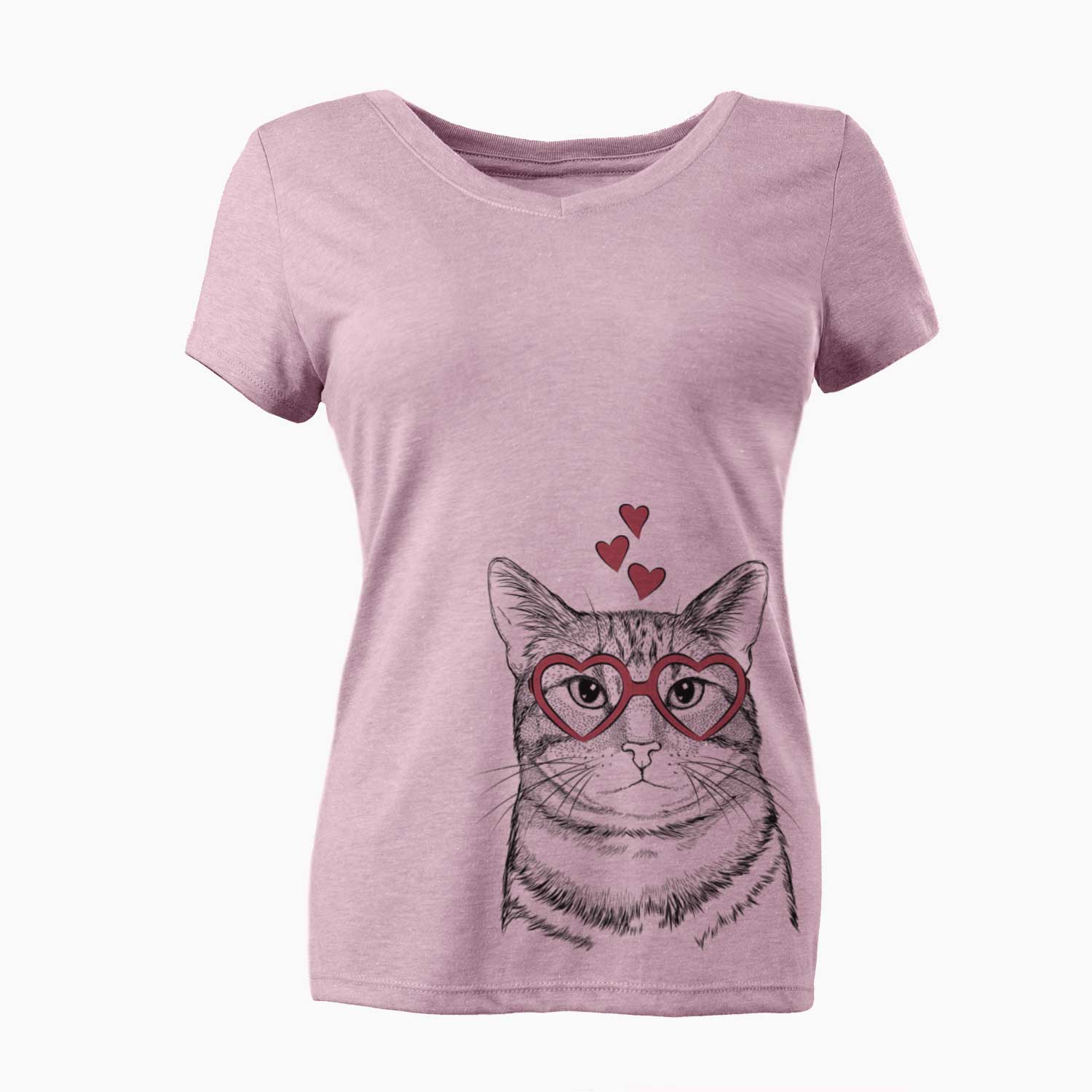 Valentine Henry the Bengal - Women's V-neck Shirt
