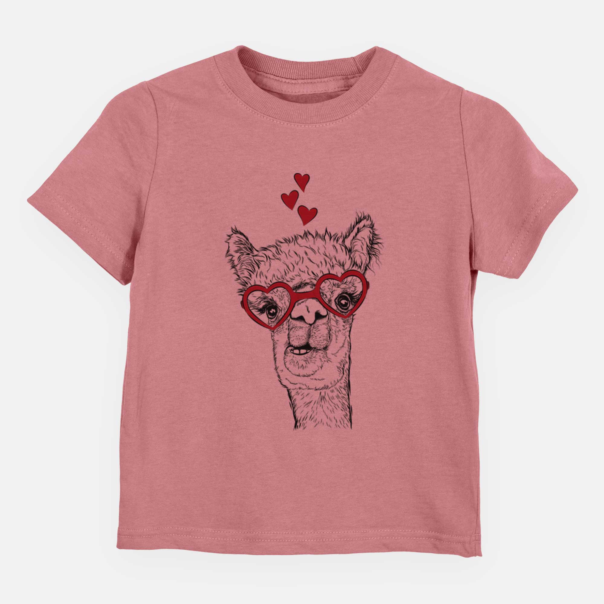 Valentine Henry the Alpaca - Kids/Youth/Toddler Shirt