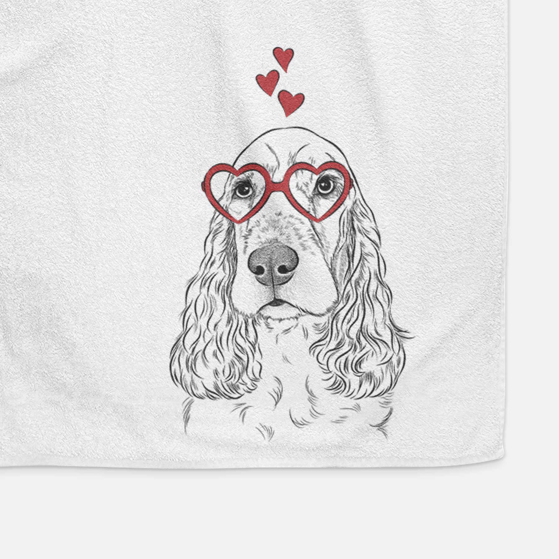 Henry the English Cocker Spaniel Decorative Hand Towel