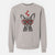 Valentine Henry the French Bulldog - Unisex Pigment Dyed Crew Sweatshirt