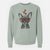 Valentine Henry the French Bulldog - Unisex Pigment Dyed Crew Sweatshirt