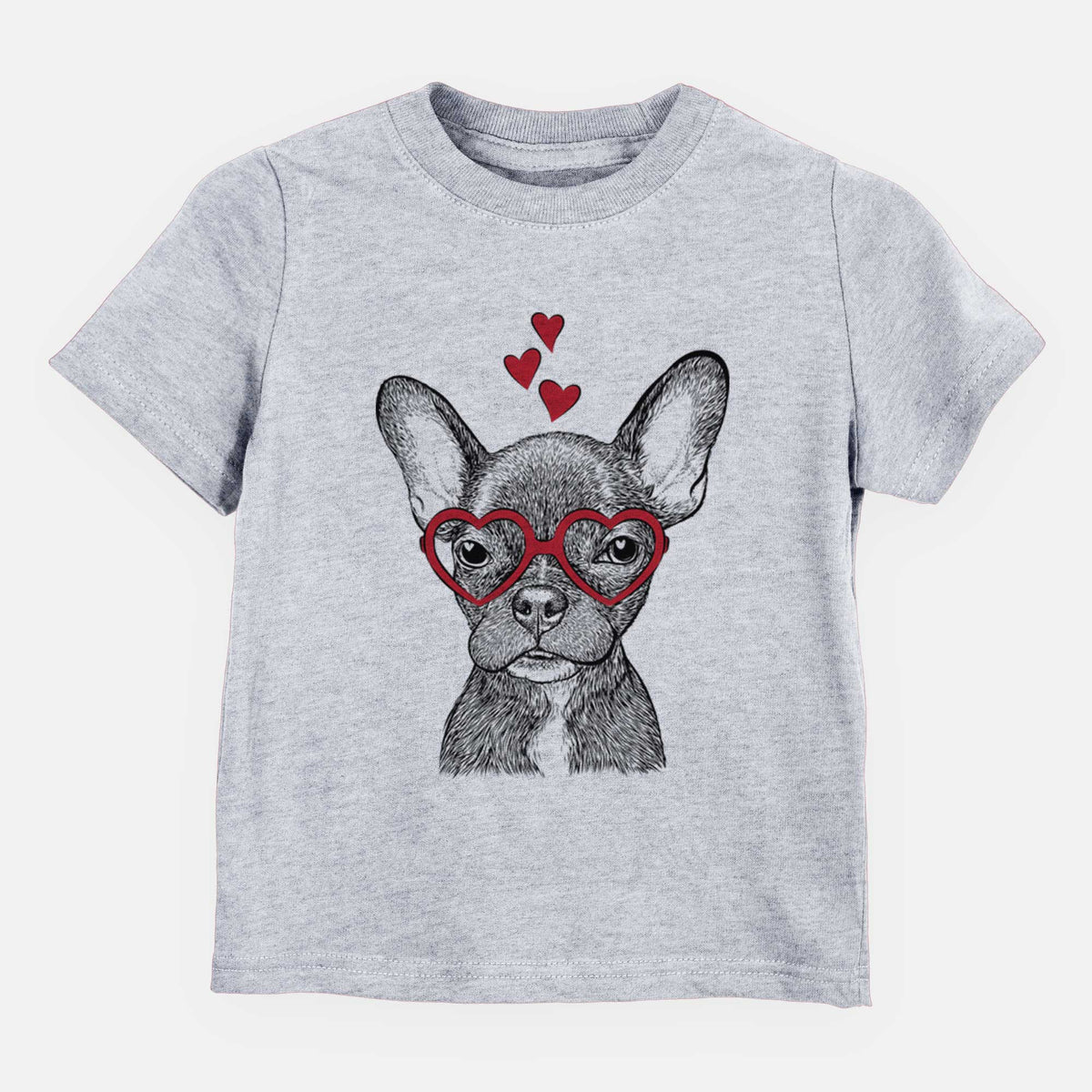 Valentine Henry the French Bulldog - Kids/Youth/Toddler Shirt