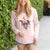 Valentine Henry the German Shepherd - Cali Wave Hooded Sweatshirt