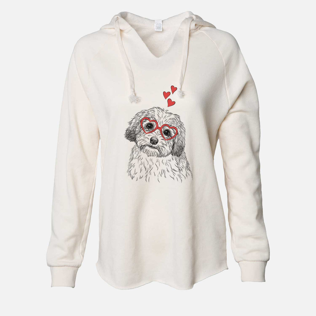 Valentine Henry the Havanese - Cali Wave Hooded Sweatshirt