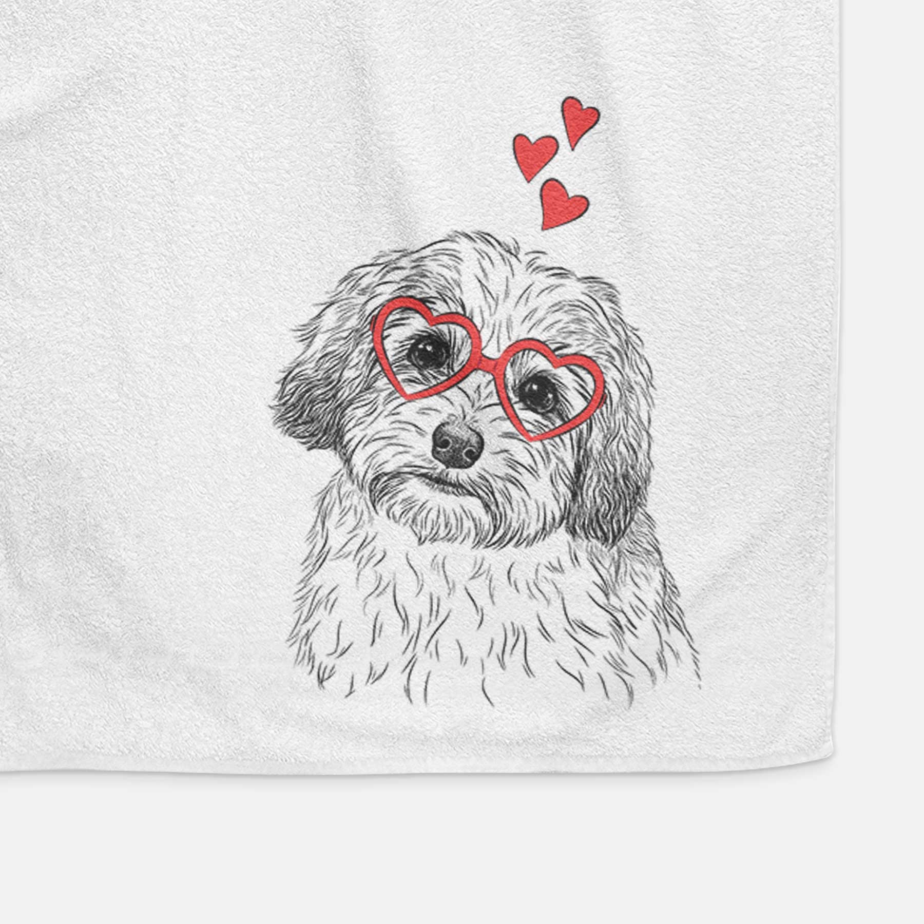 Henry the Havanese Decorative Hand Towel