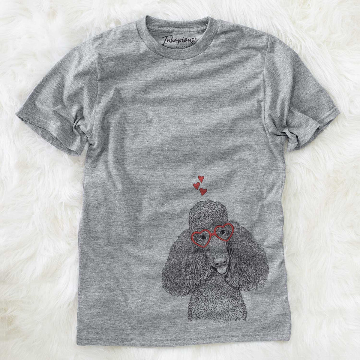 Valentine Henry the Standard Poodle - Unisex Crewneck