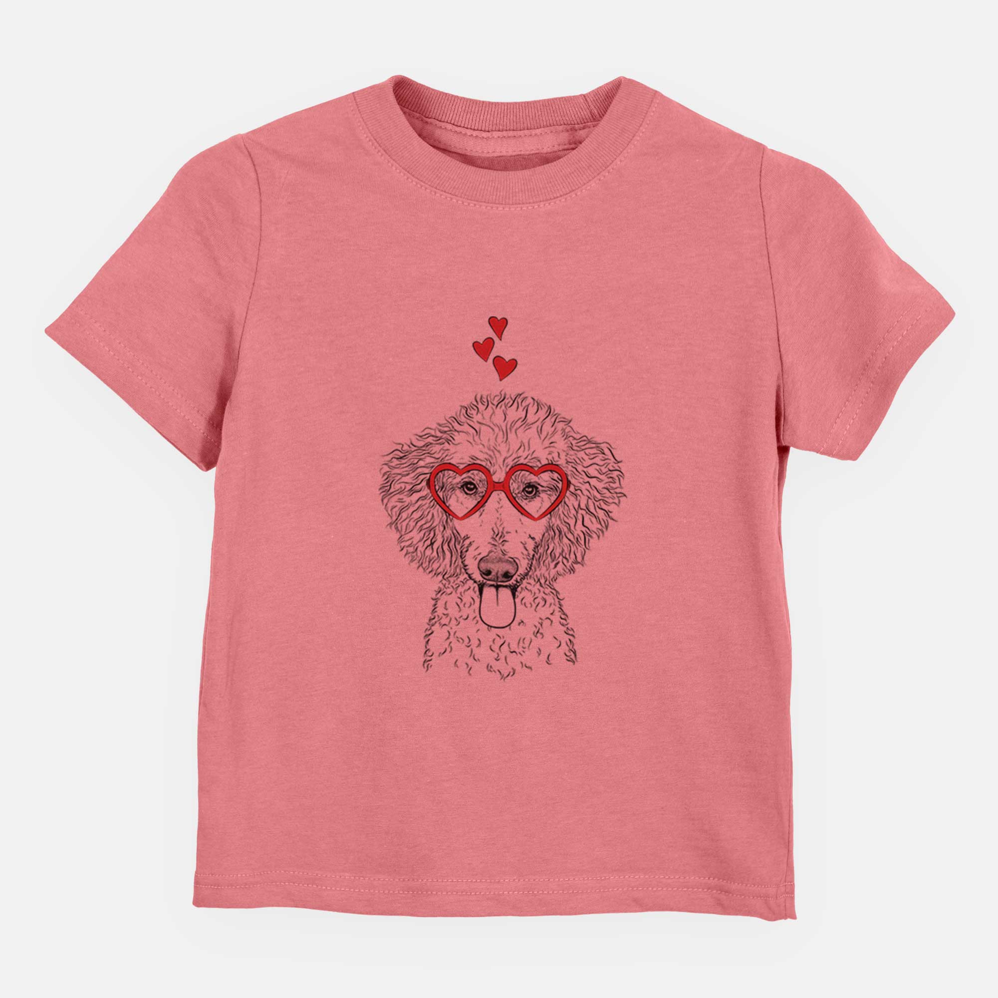 Valentine Henry the White Standard Poodle - Kids/Youth/Toddler Shirt