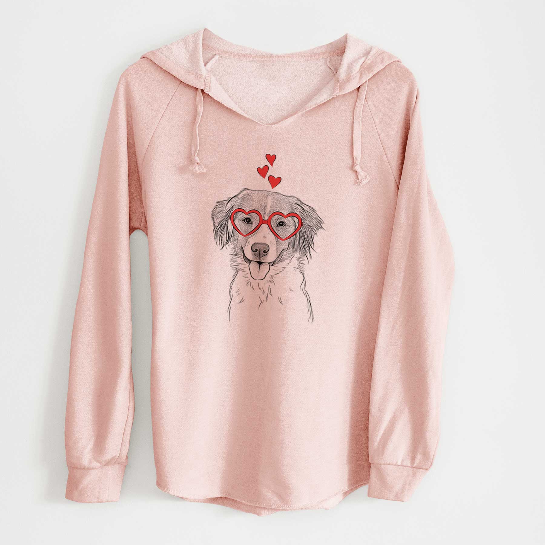 Valentine Hercules the Nederlandse Kooikerhondje - Cali Wave Hooded Sweatshirt