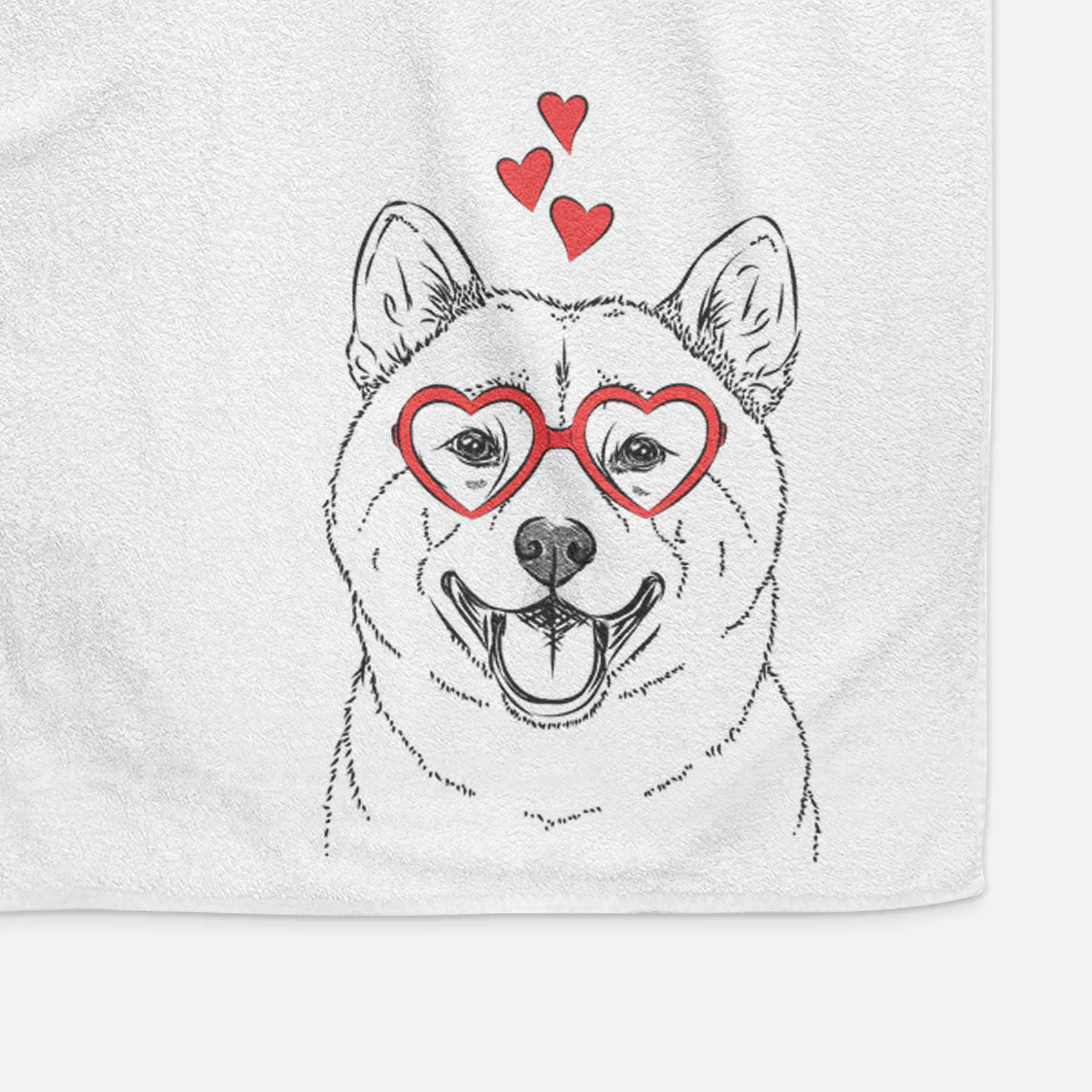 Hiro the Shiba Inu Decorative Hand Towel