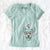 Valentine Hiro the Shiba Inu - Women's V-neck Shirt