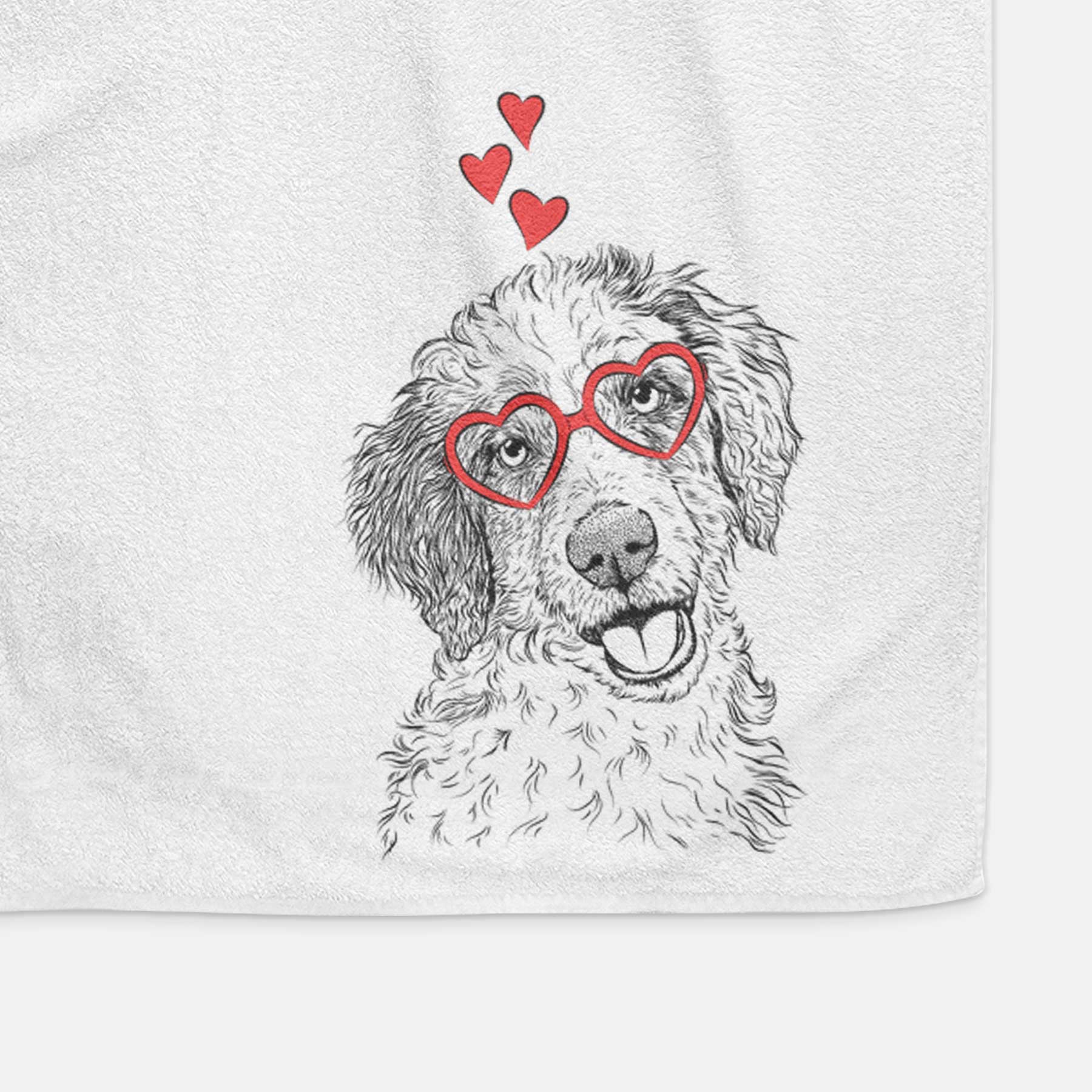 Hoge the Aussiedoodle Decorative Hand Towel