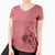 Valentine Hoge the Aussiedoodle - Women's V-neck Shirt